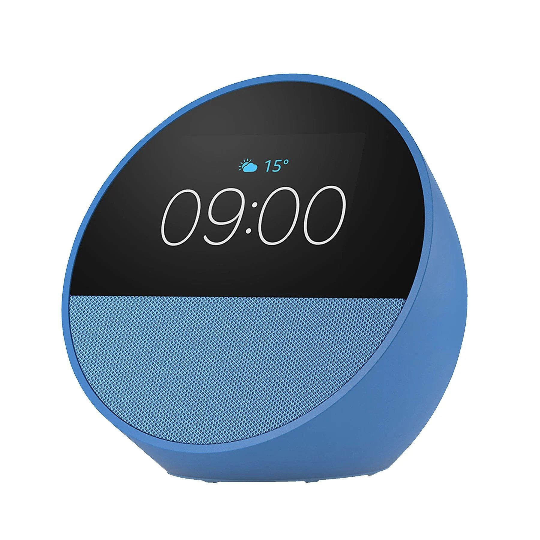 Amazon Echo Spot (2024) Intelligenter Alexa Gerät Wecker Wireless Lautsprecher (WLAN (WiFi), Sprachsteuerung, Smart Home Hub)