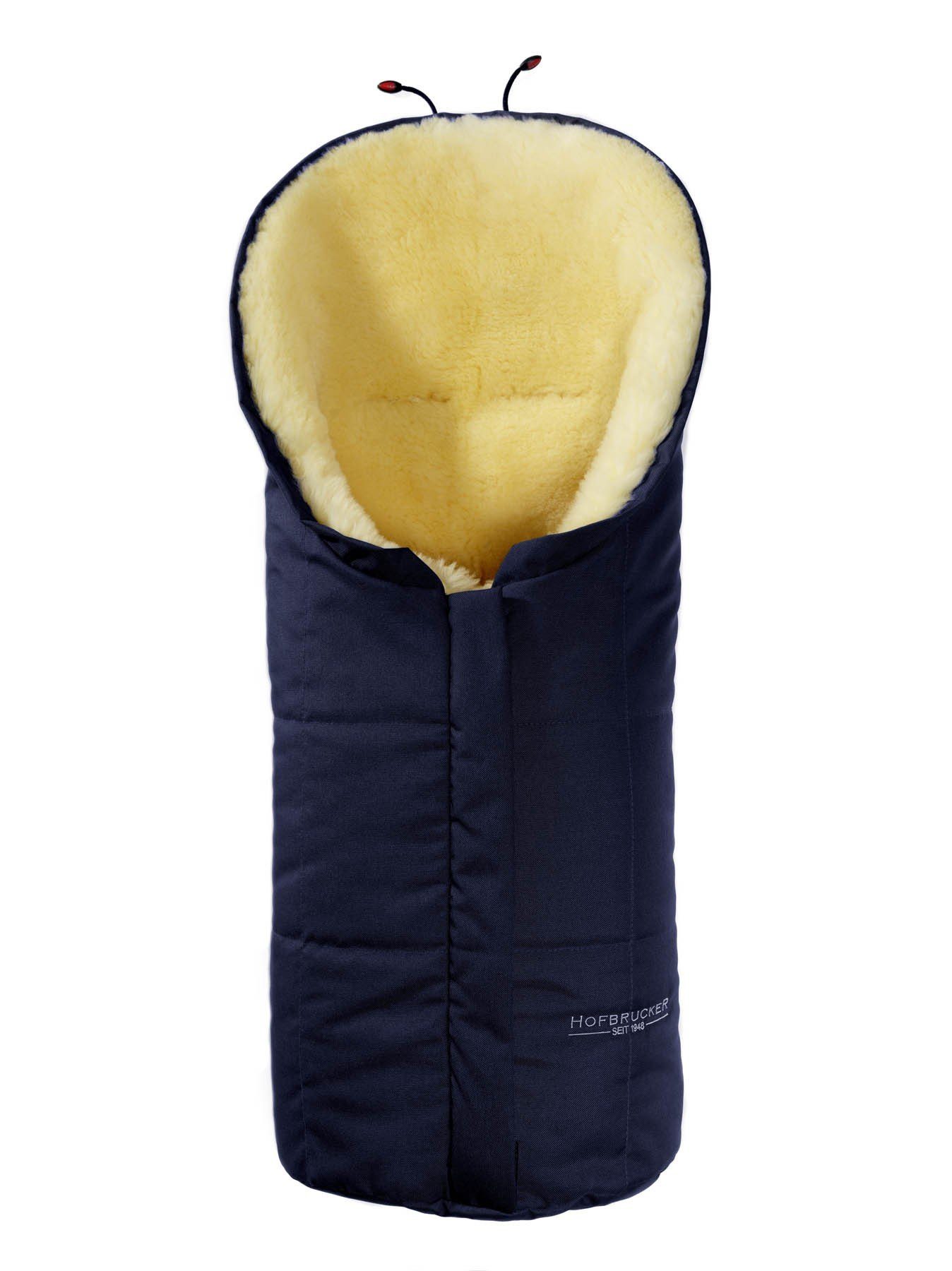 Fußsack Hofbrucker Lammfell-Fußsack Eskimo für Babyschale, Kinderwagen und Buggy