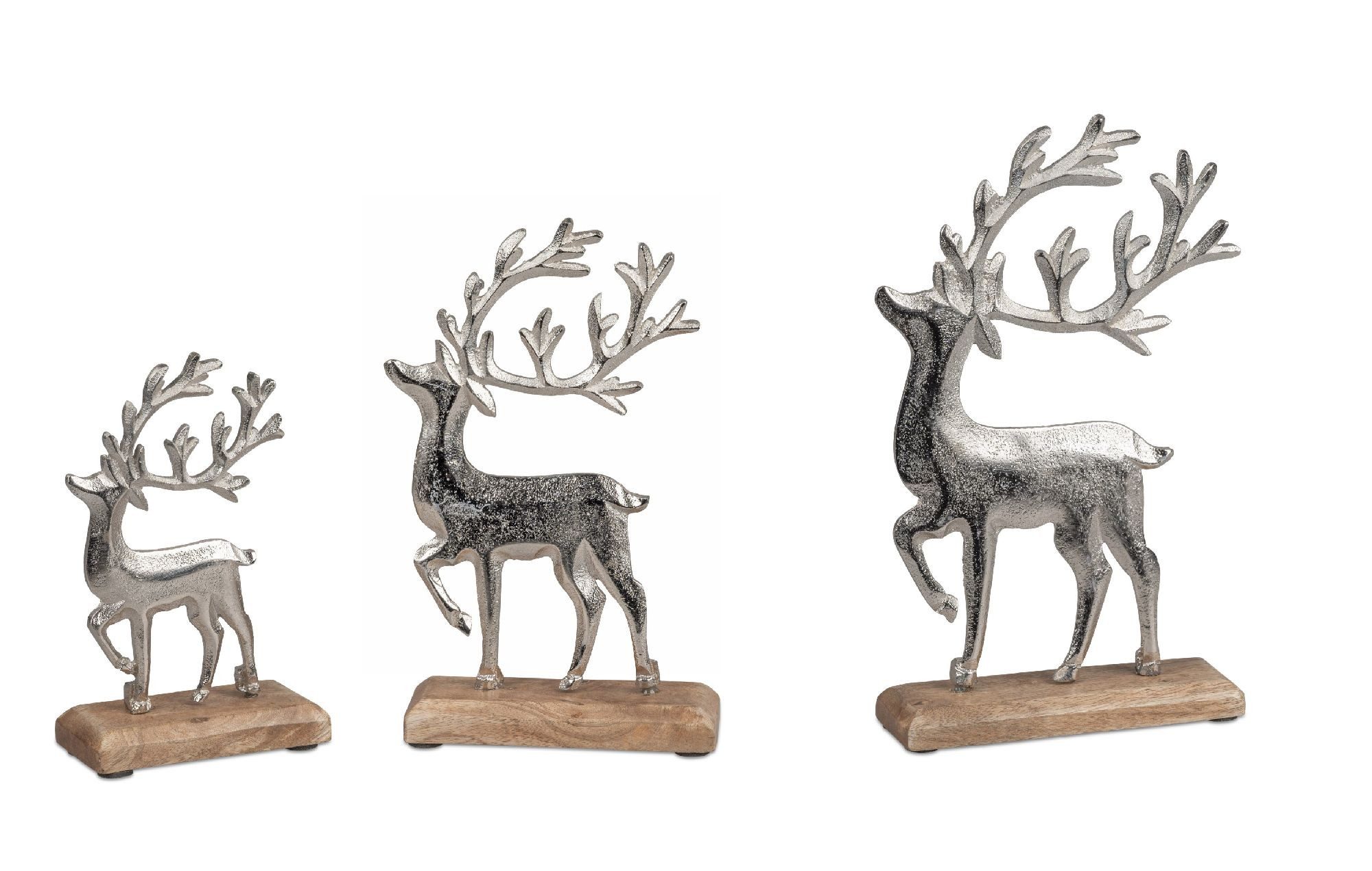 formano Dekofigur Alu Mangoholz, auf Sockel, günstig online kaufen