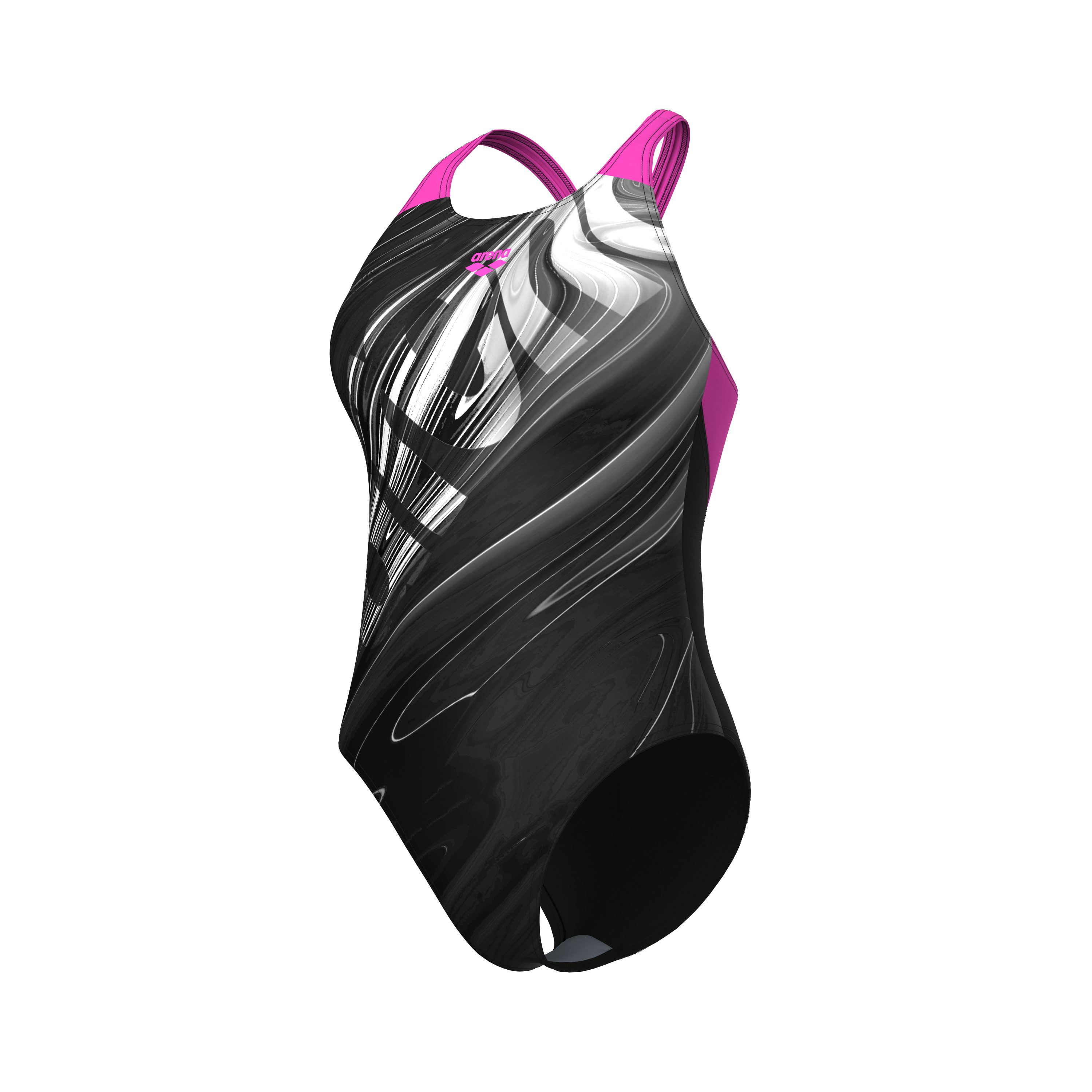 Arena Badeanzug arena Feel Damen Flow V Back Bustier Badeanzug günstig online kaufen