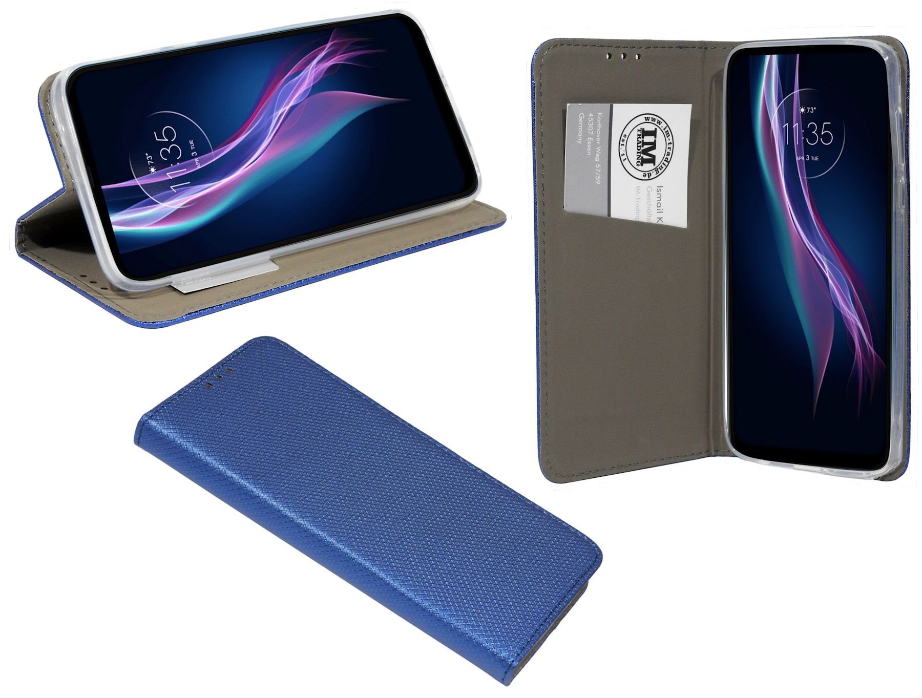 cofi1453 Smartphone-Hülle Smart Magnet Hülle für Motorola Moto G13 / G23