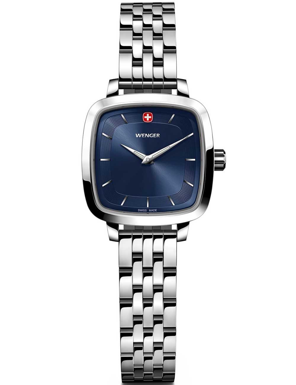 Wenger Quarzuhr Wenger 01.1911.103 Damenuhr Vintage Classic 27mm 5ATM Wenger 01.1911.103 Damenuhr Vintage Classic 27mm 5ATM