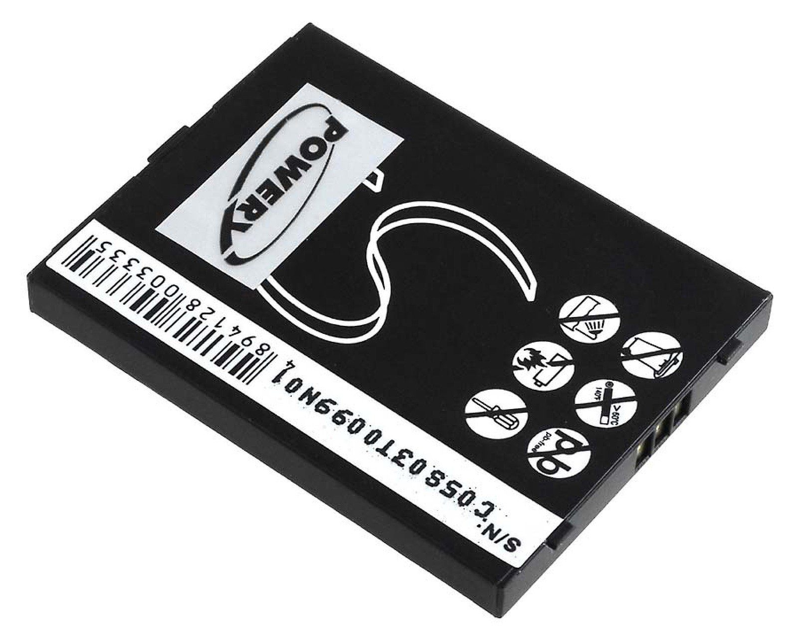 Powery Akku für SanDisk (3.7 V) Akku mAh E280 Sansa 750