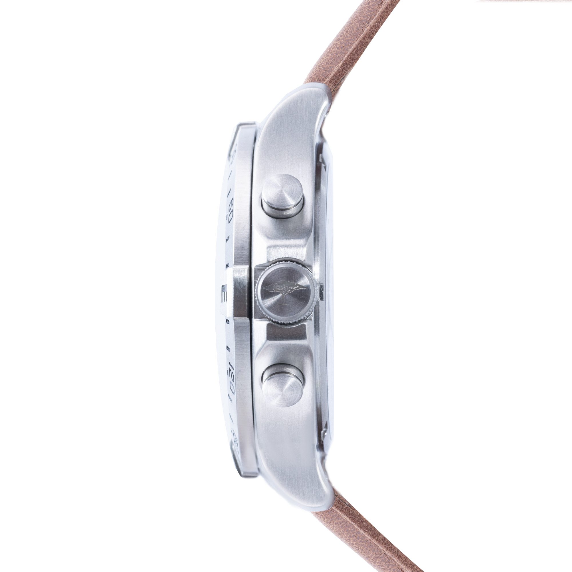 FYNCH-HATTON Chronograph FHT-0002-LC, Quarzuhr, Armbanduhr, Herrenuhr, Lederarmband, analog, Tag