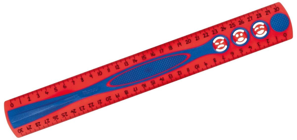 MAPED Lineal Lineal Kidy Grip 67% recycelter Kunststoff 30 cm sortiert