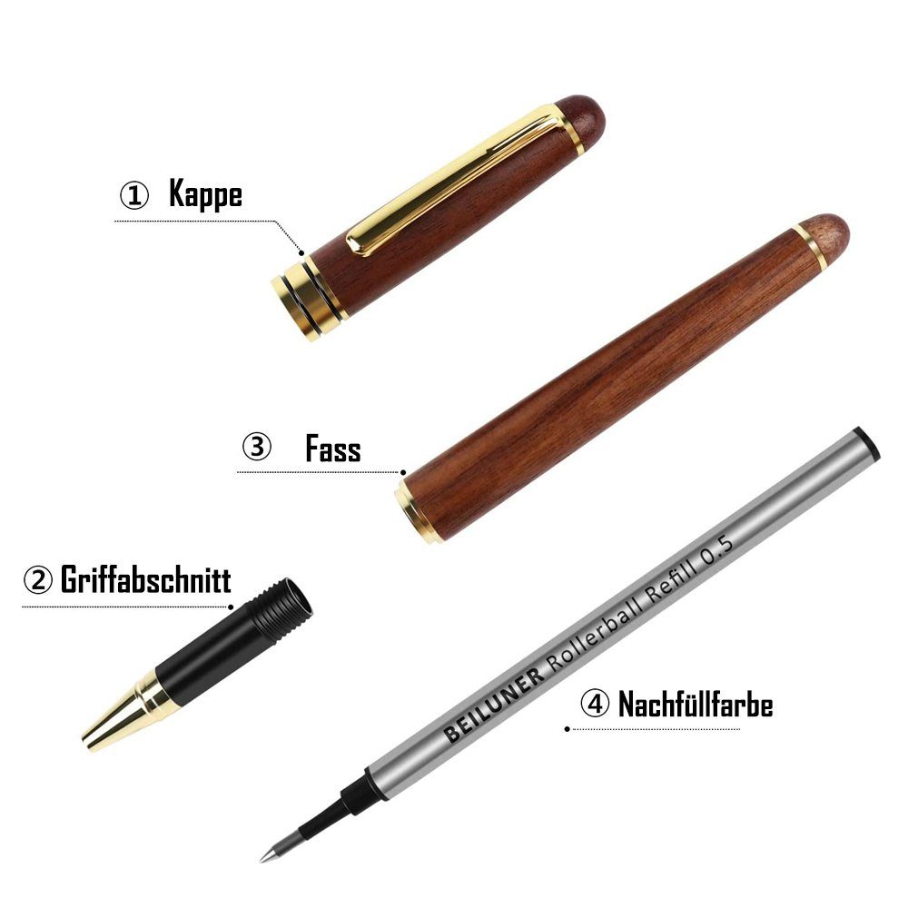 Walnut Jormftte Luxus Kugelschreiber Ballpoint Stift