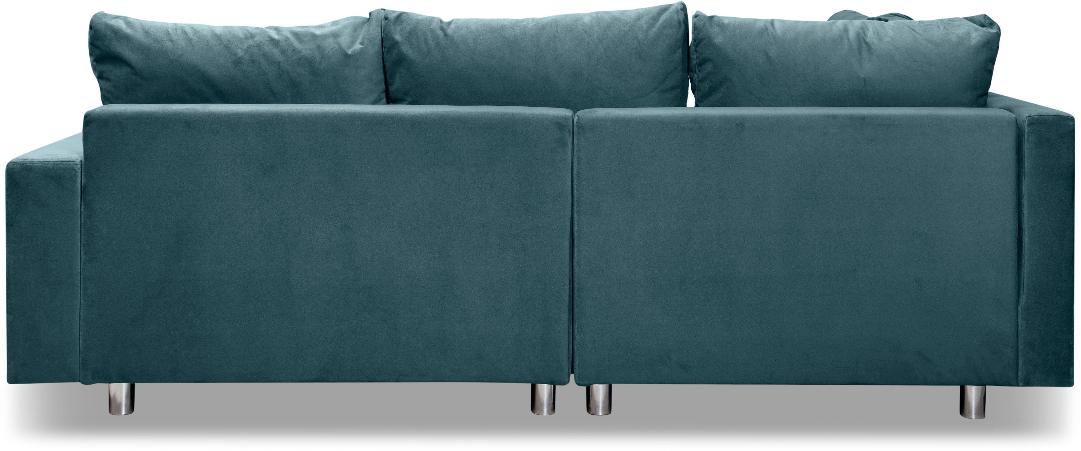 inkl. Hocker, AB mit COLLECTION Cannes, Schlaffunktion Ecksofa