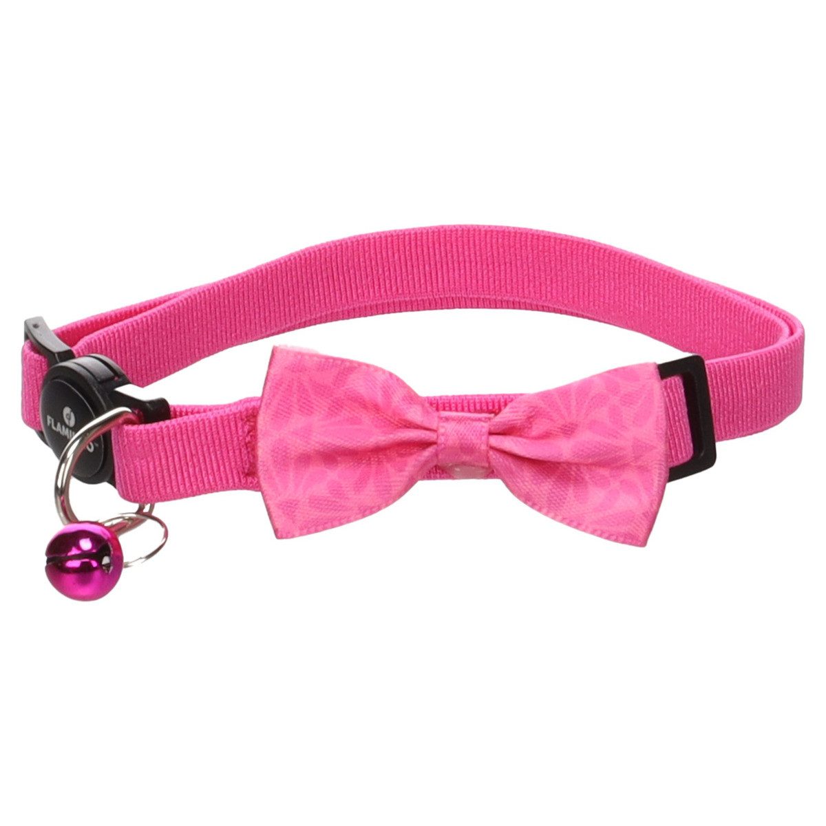 Flamingo Katzen-Halsband Katzen Halsband mit Schleife Castor rosa