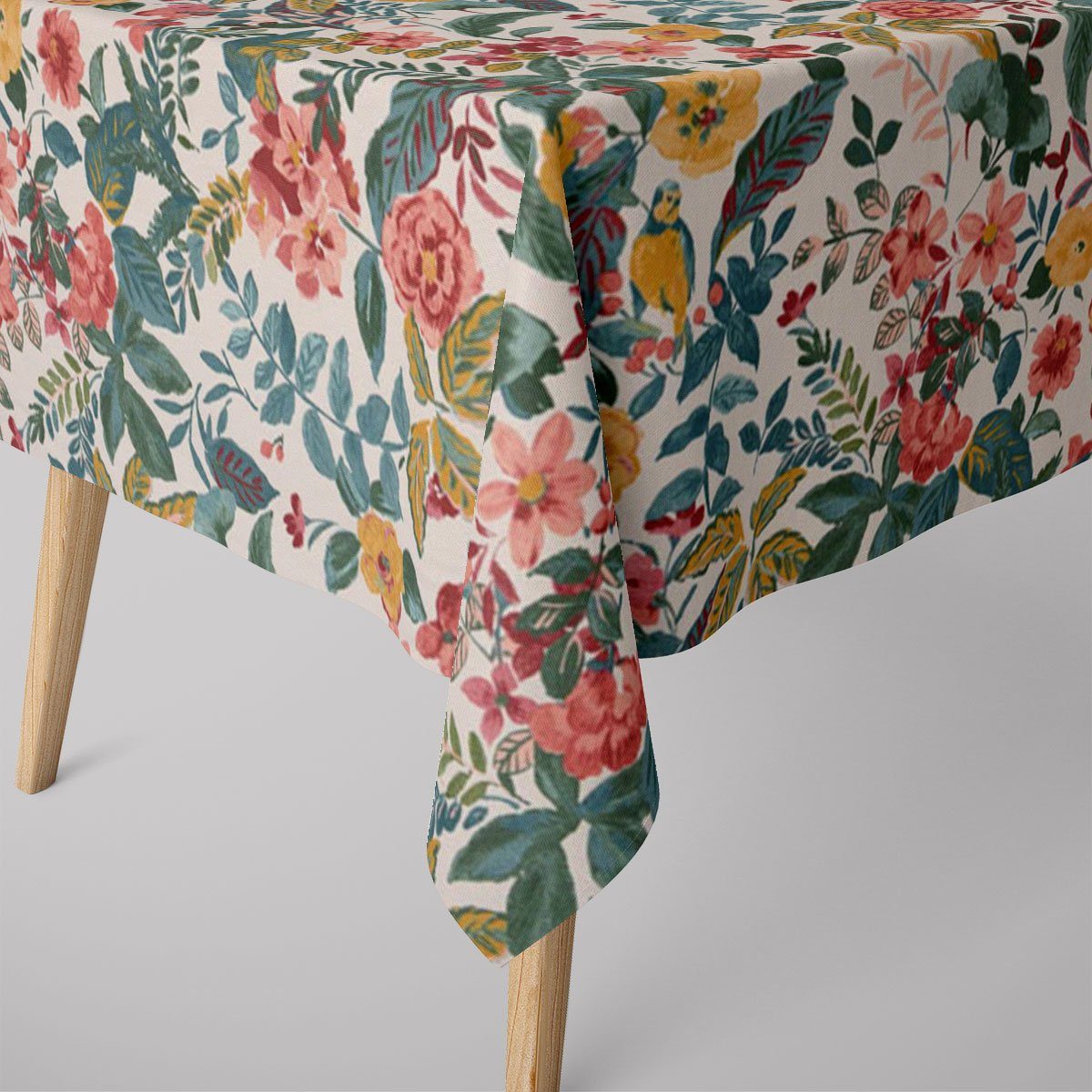 SCHÖNER LEBEN. Tischdecke SCHÖNER LEBEN. Tischdecke STUDIO G Panama Posy Blush bunt div. Größen, handmade