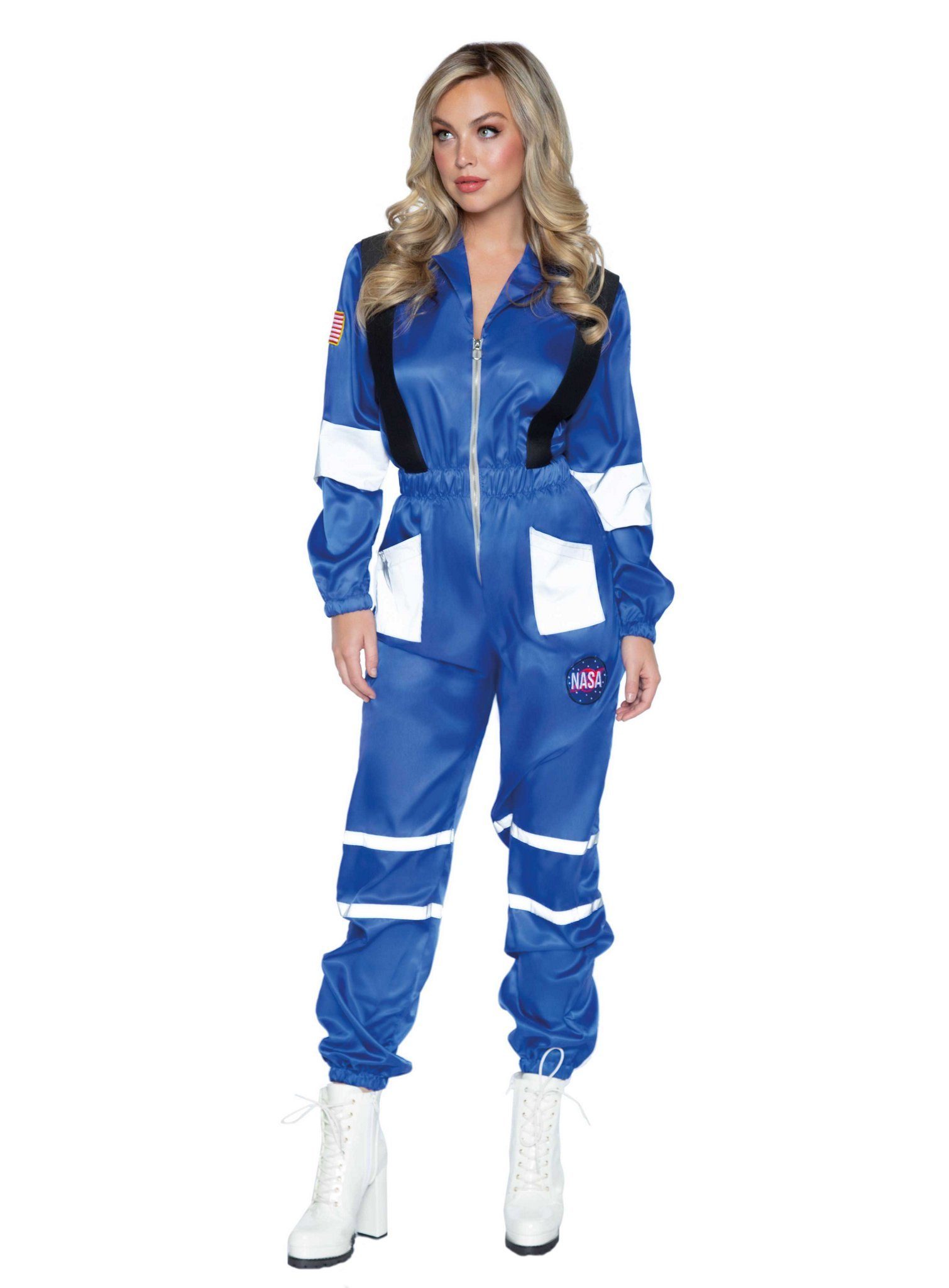 Leg Avenue Kostüm NASA Spacesuit - Fasching Halloween Kostüm Anzug, Overall günstig online kaufen