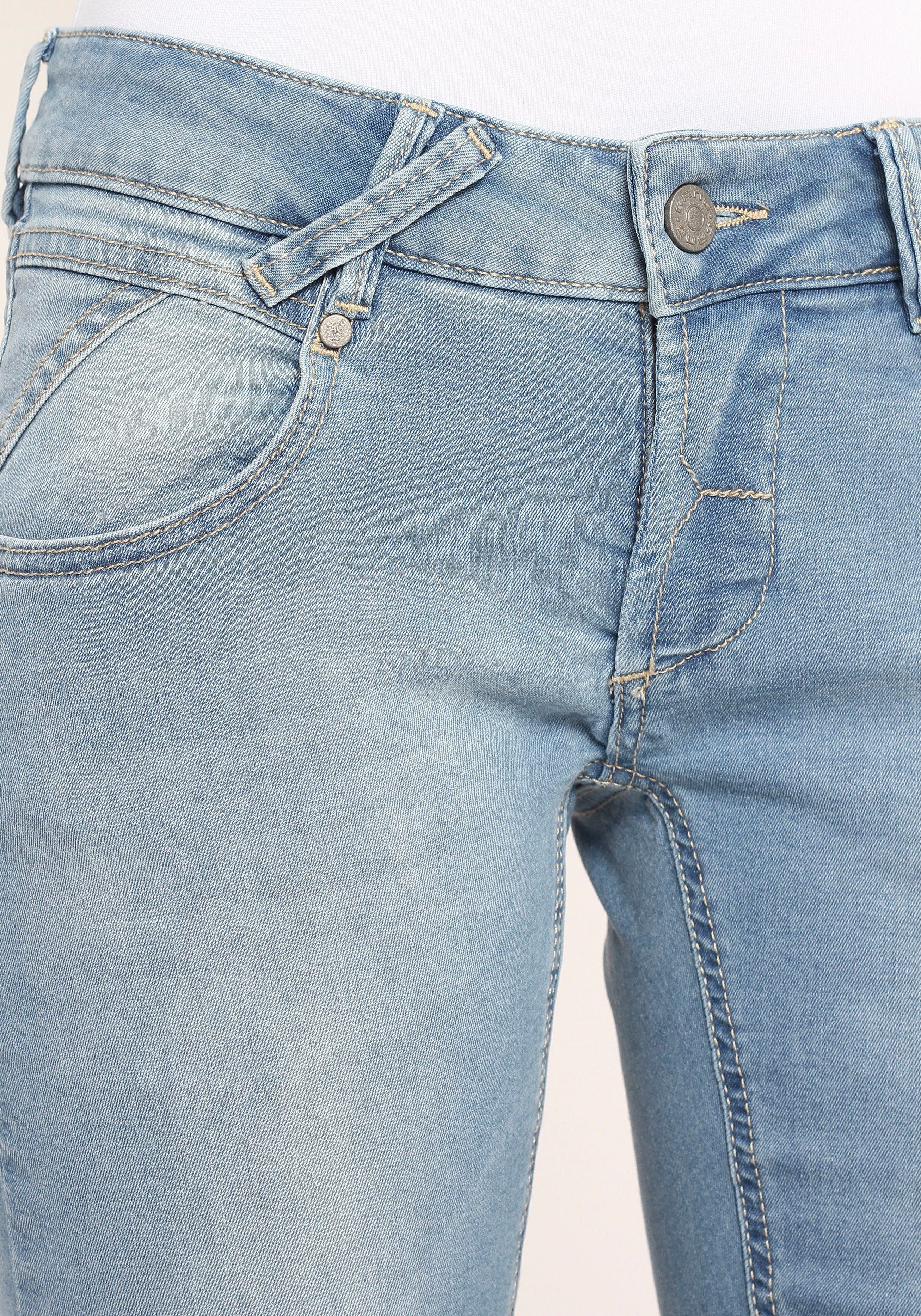 Damen Jeans GANG Skinny-fit-Jeans NENA CROPPED Wohlfühlfaktor durch Stretchanteil