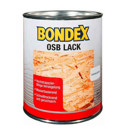 Bondex Holzlack »Bondex OSB Lack Seidenglänzend hochstrapazierfähige Versiegelung«, Hochstrapazierfähige Versiegelung, Wasserbasierend, für Innen, Farblos