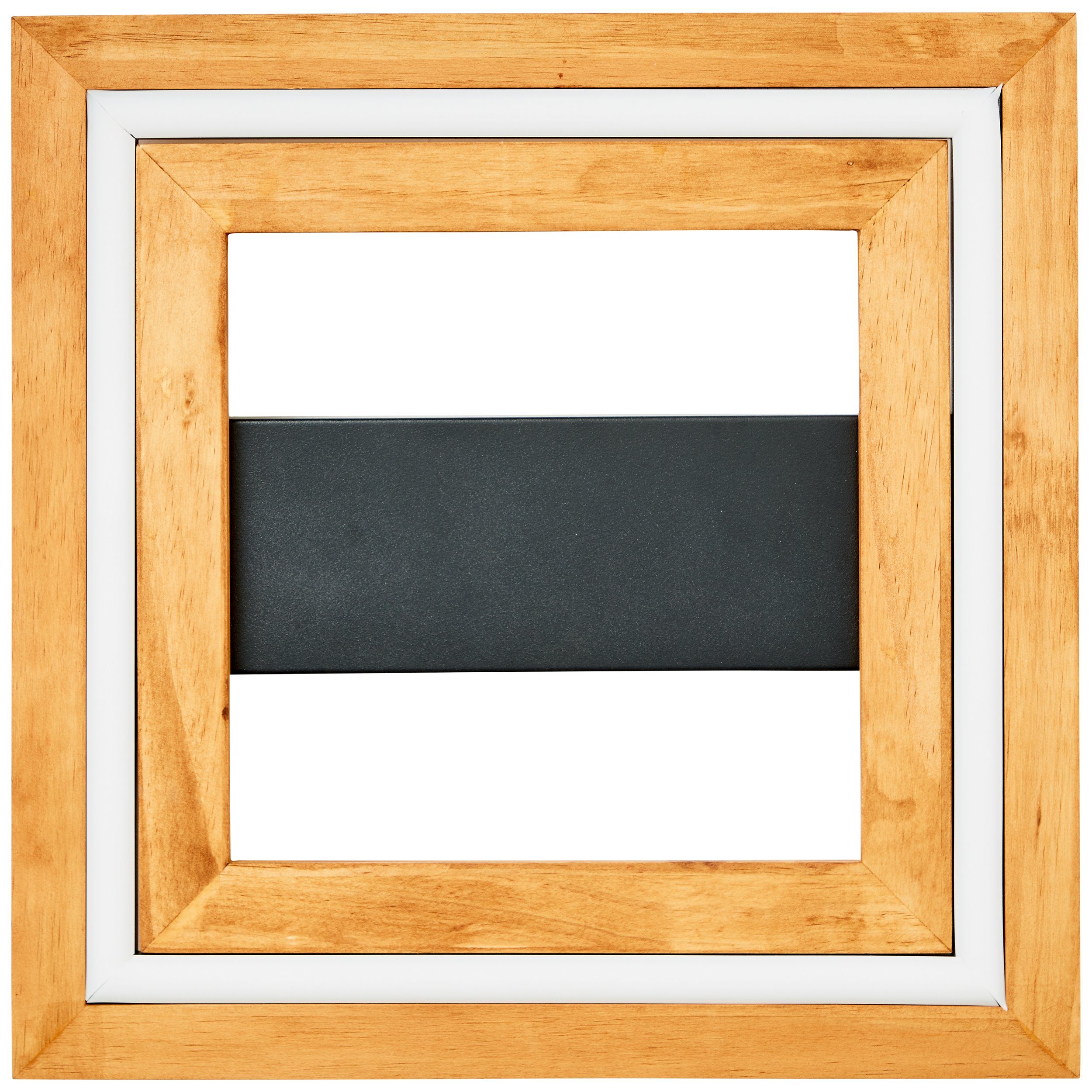 Brilliant Deckenleuchte Holz/Metall/Kunststoff, LED Rhea Rhea, schwarz/holz, Deckenleuchte 1 35x35cm