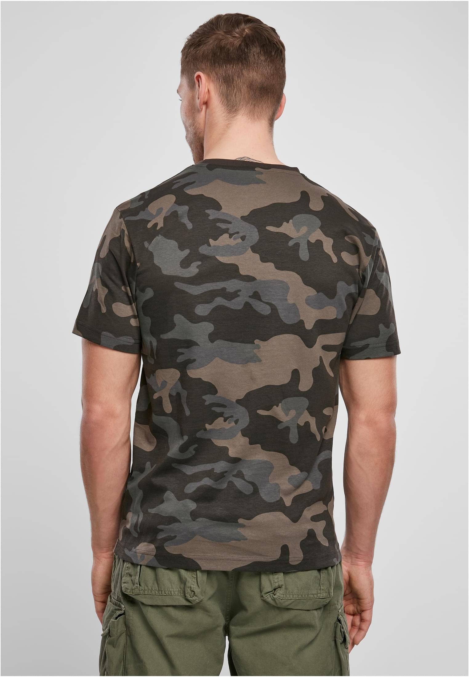 Shirt (1-tlg) Kurzarmshirt Brandit Brandit Herren Premium darkcamo
