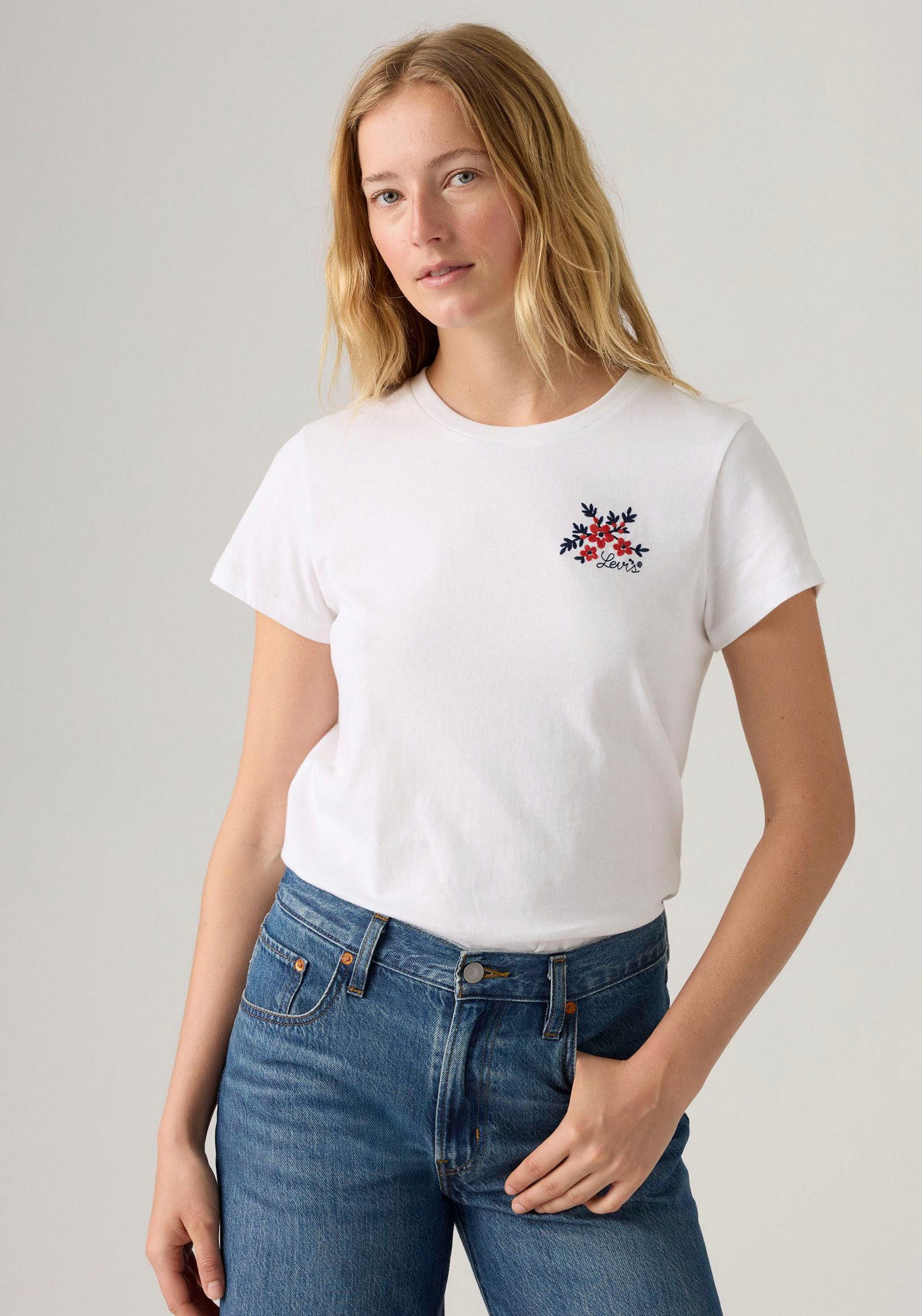 Levi's® T-Shirt THE PERFECT TEE mit Batwing-Logoprint günstig online kaufen