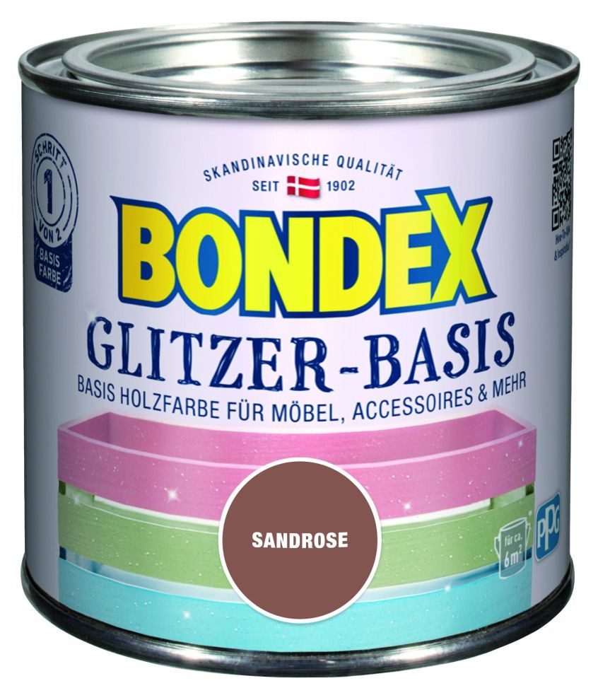 Bondex Holzschutzlasur Bondex Glitzer-Basis 500 ml basis sandrose
