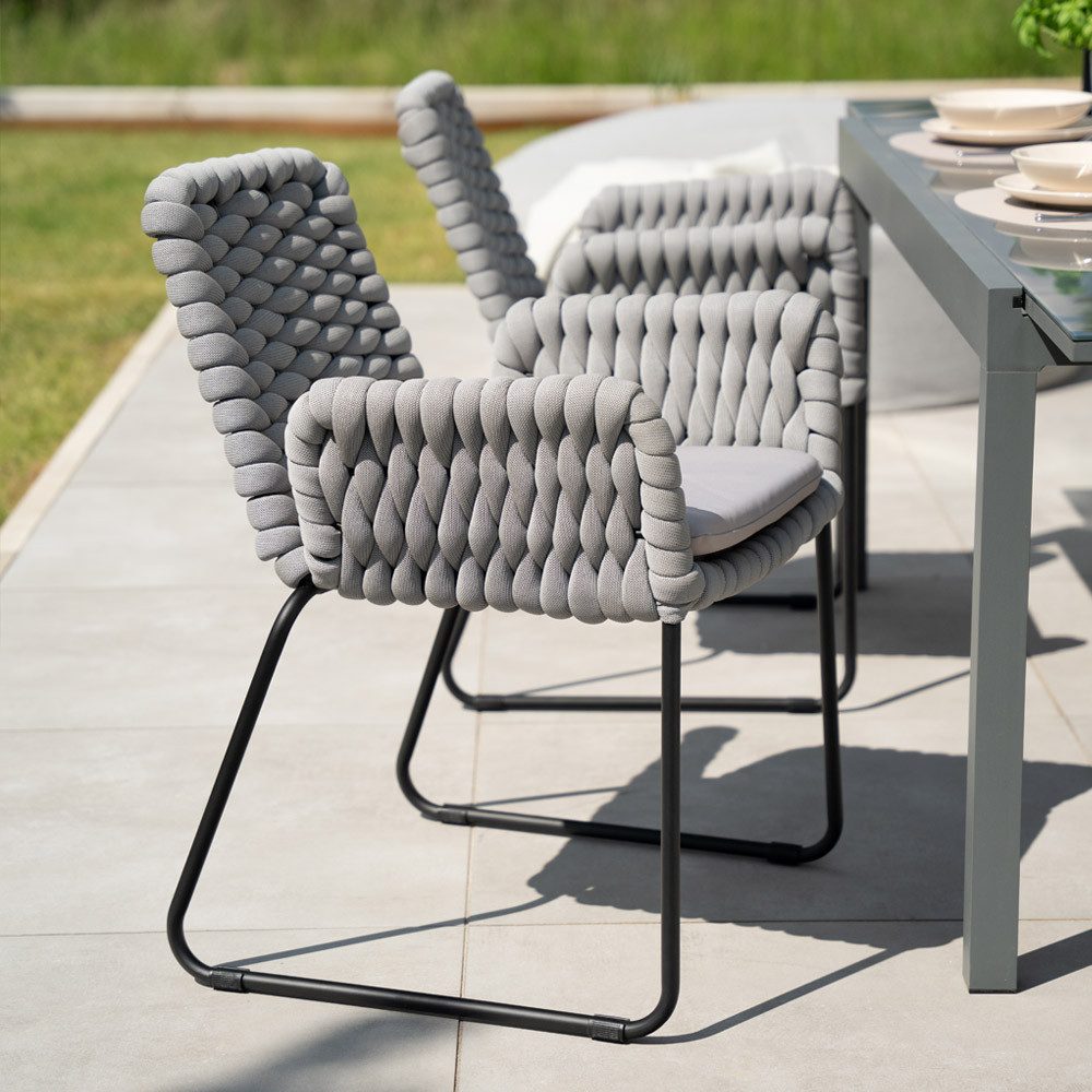 HOME DELUXE Gartenstuhl aus Seilgeflecht BALERO günstig online kaufen