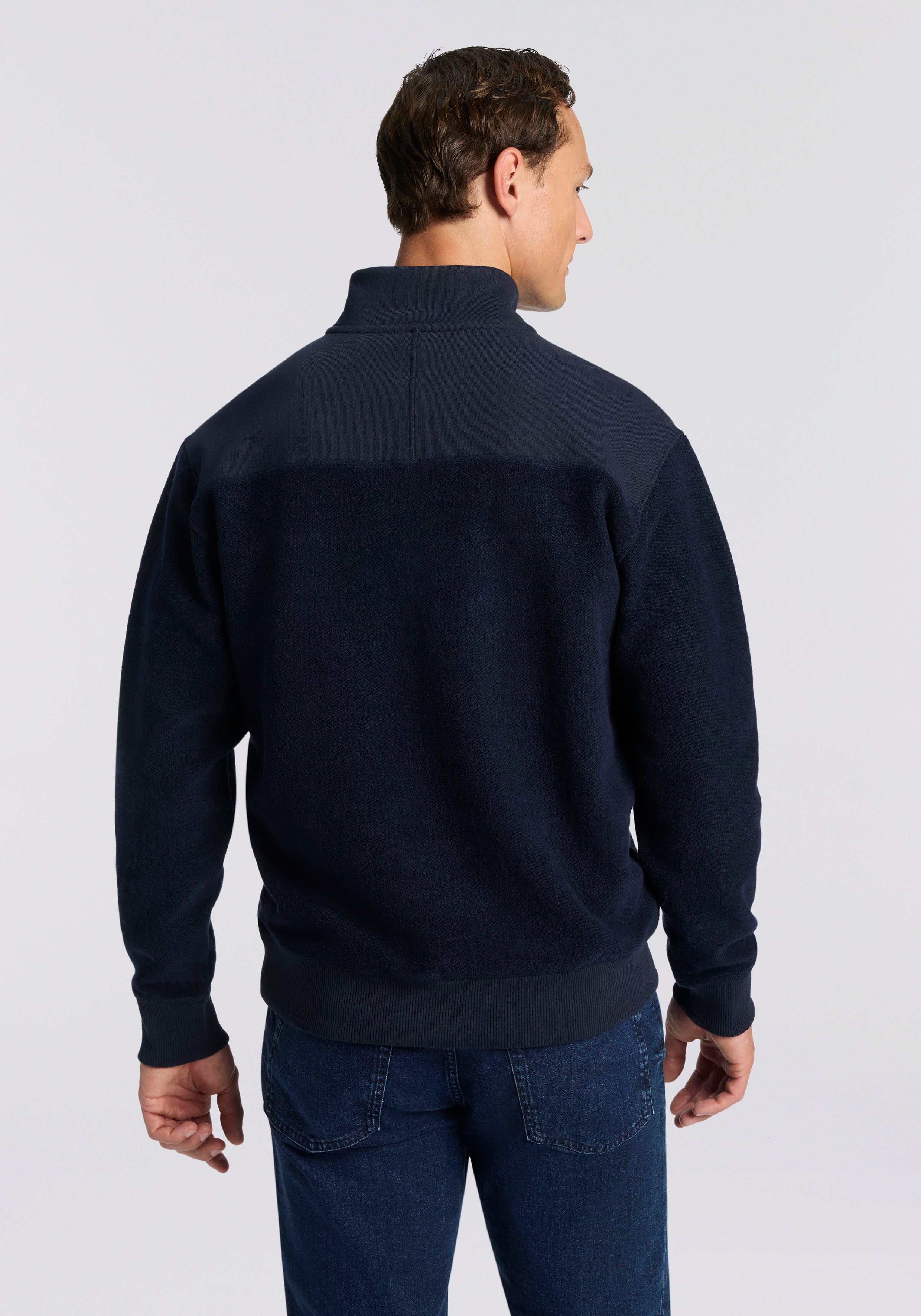BOSS ORANGE Sweatshirt Ze winterbrush regular fit, mit Stehkragen und Reißv günstig online kaufen