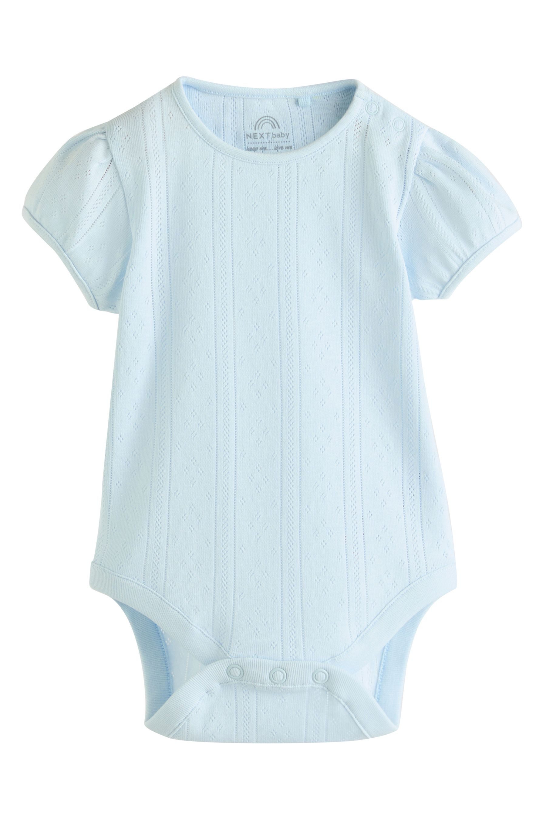 Next T-Shirt-Body Kurzärmelige Babybodys 100 % Baumwolle, 5 Stk. (5-tlg)