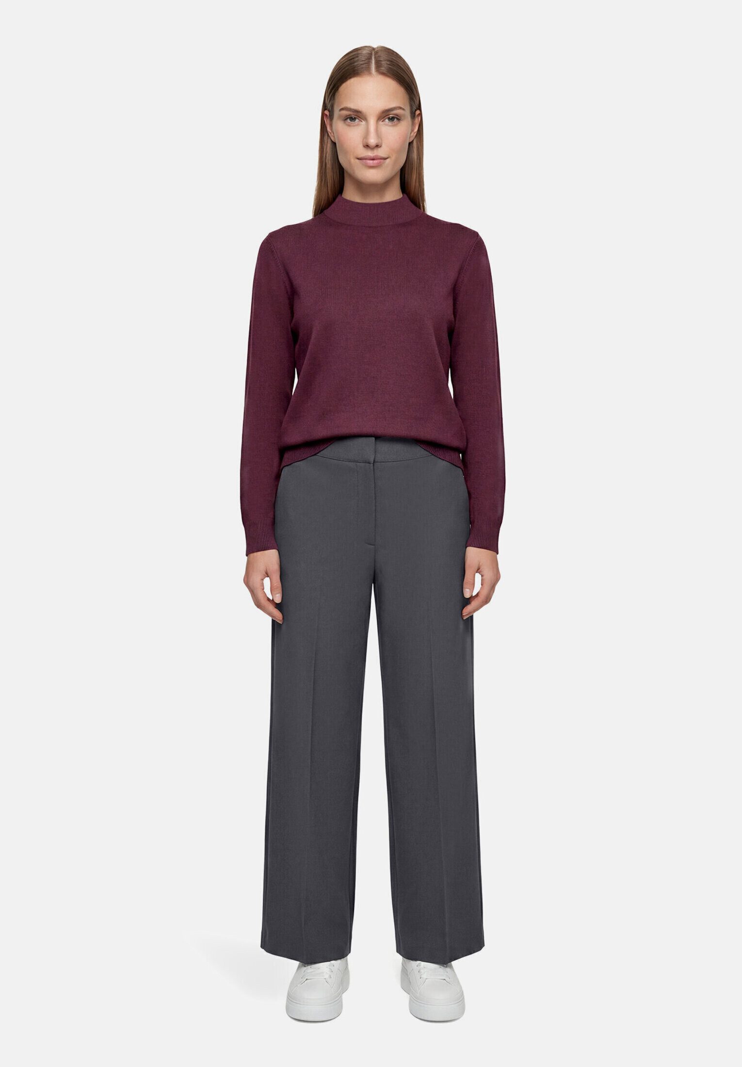 Betty Barclay Strickpullover Damen mit Stehkragen (1-tlg)