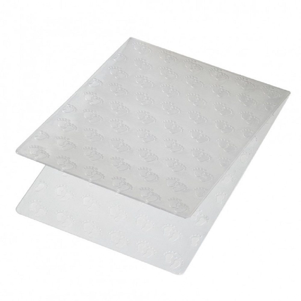 efco creative Motivschablone Prägeschablone, Babyfüsse, 106 x 150 mm, 1 Stück, wiederverwendbar, Scrapbookseiten. Karten, Grußkartengestaltung
