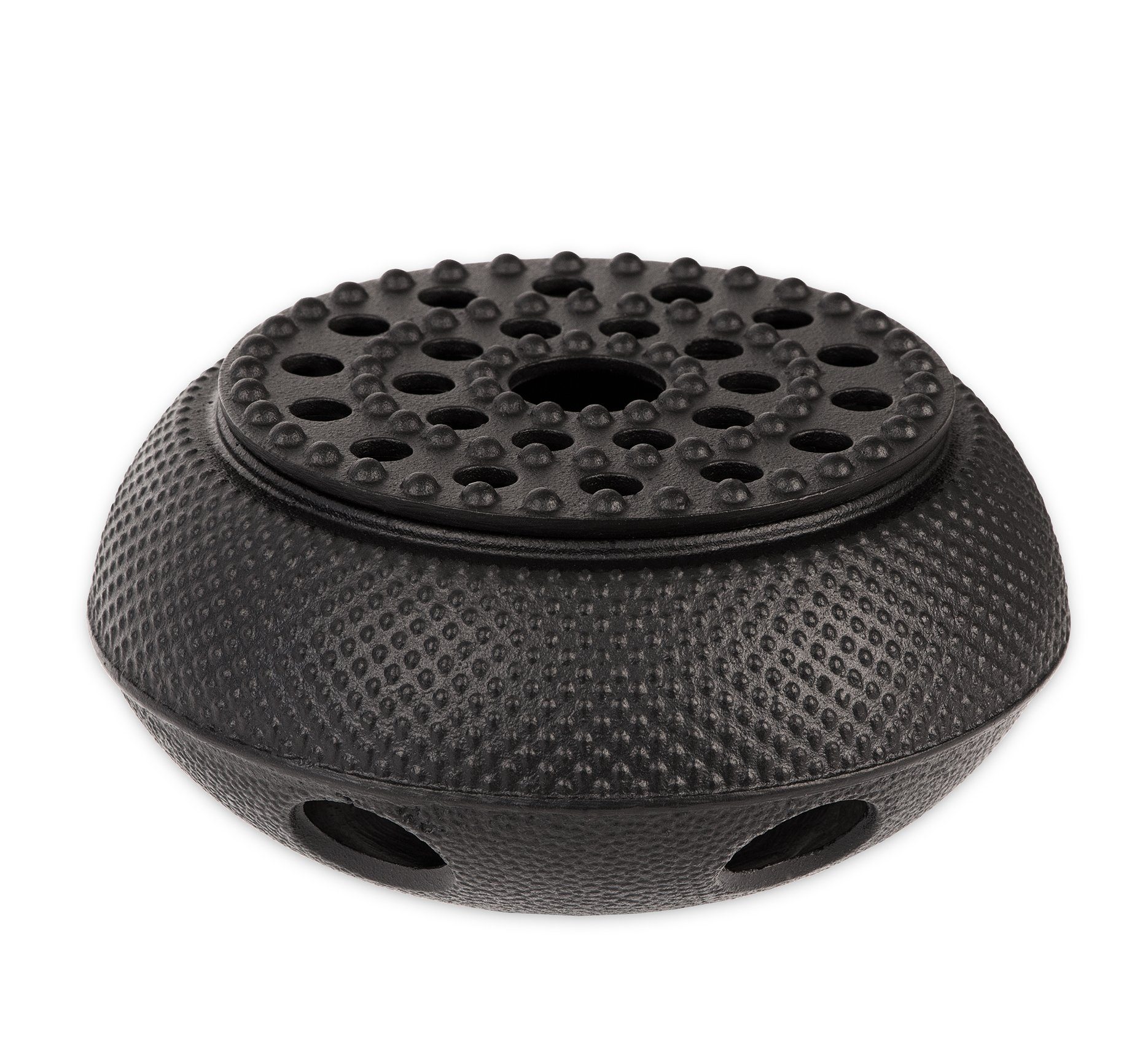 BigDean Teestövchen Teewarmhalter mit Deckel Gusseisen Japan Asia Teekanne