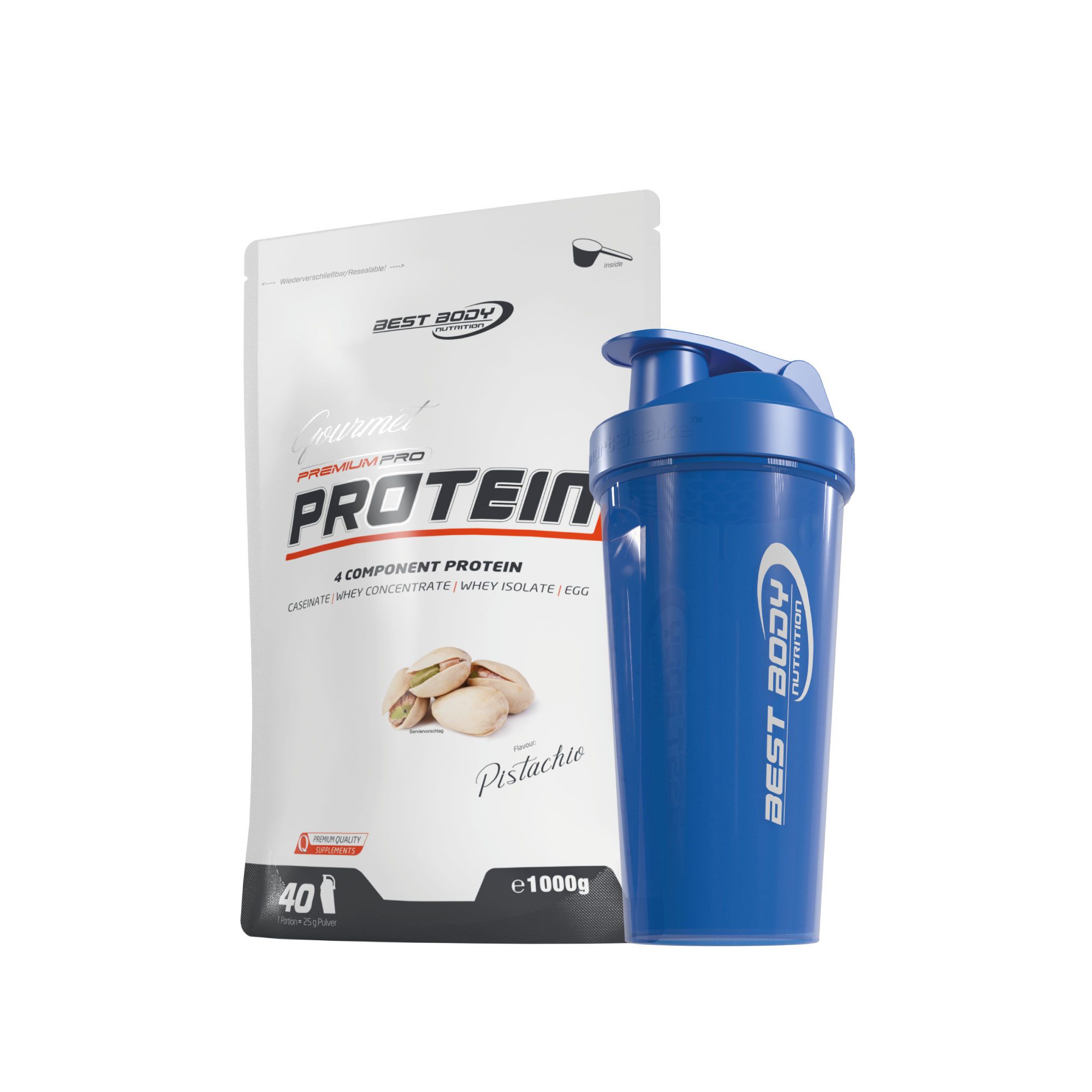 Best Body Nutrition 250 g - 1 kg Gourmet Protein Bundle Pulver, 1000 g