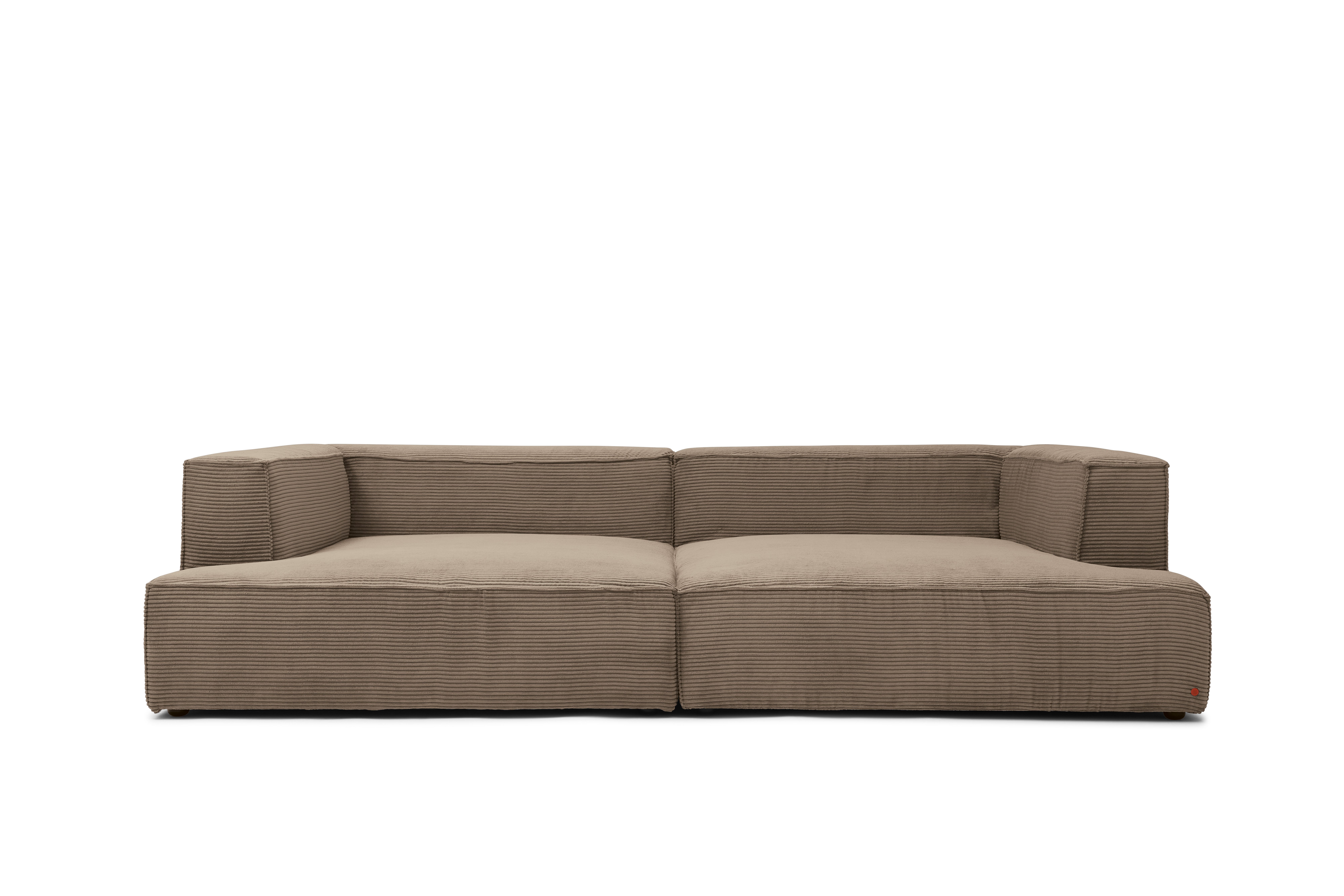 HOME OF COLORS Big-Sofa BIG CUBE – das kubische Megasofa mit extra-tiefem, soften Sitzgefühl, in weichem Cordstoff und vielen schönen Farben