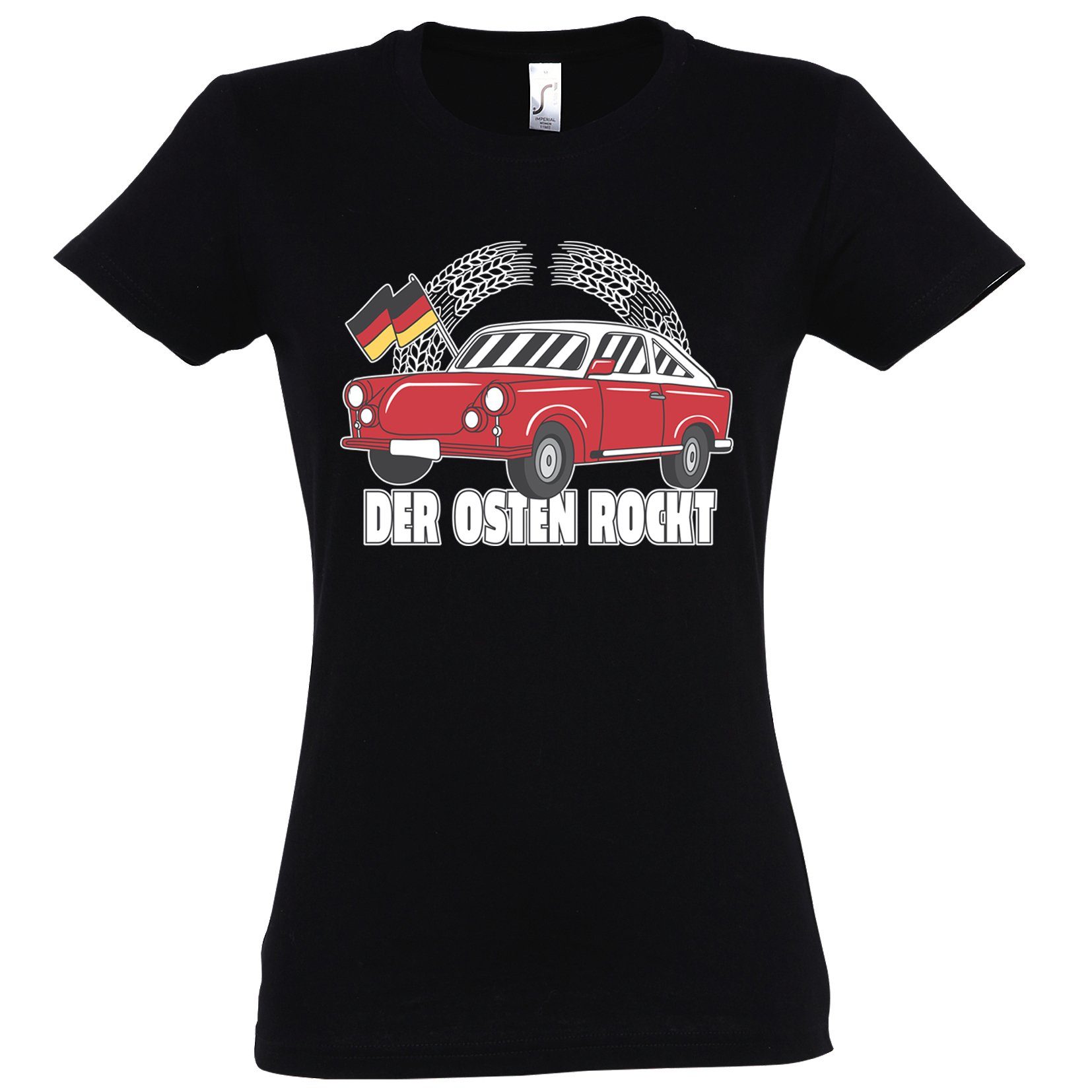 Youth Designz T-Shirt Der Osten Rockt Damen Shirt mit trendigem Aufdruck