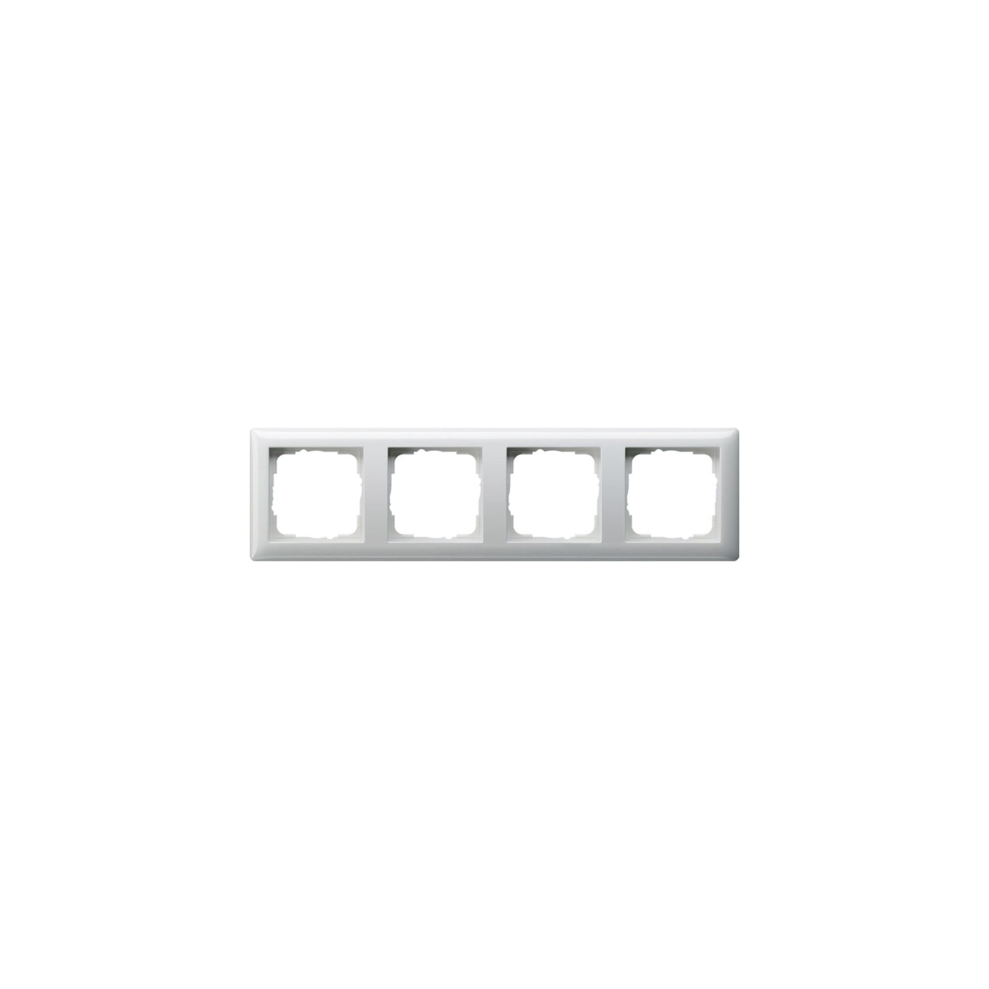 GIRA Gira Abdeckrahmen 4f. rws-gl bruchsicher 021403 Installationskabel