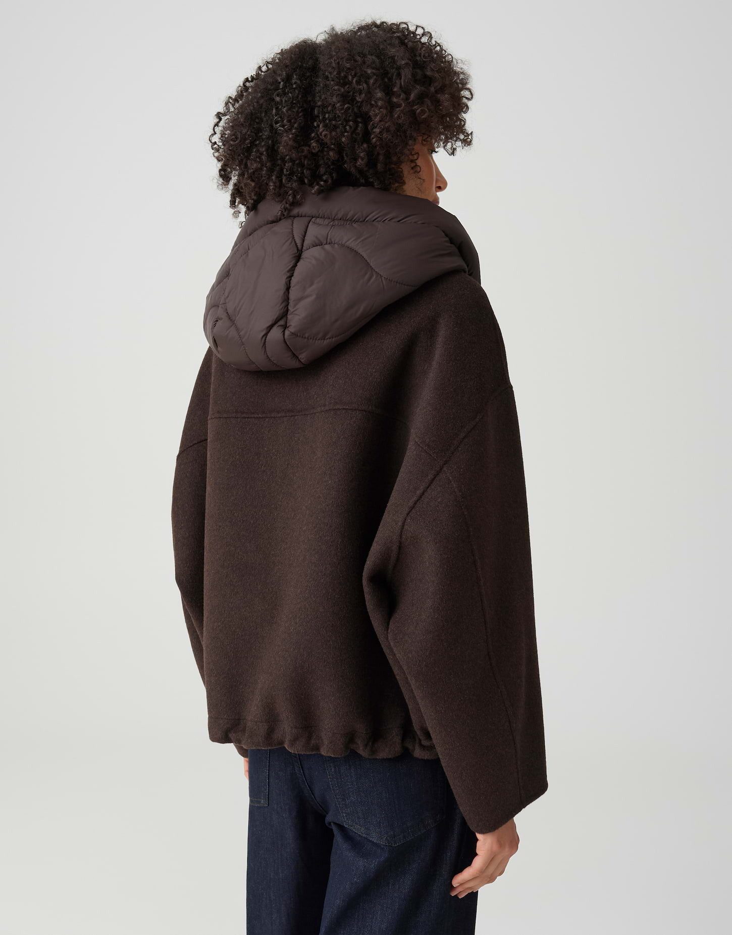 OPUS Wolljacke Hikone Nahttaschen vorne