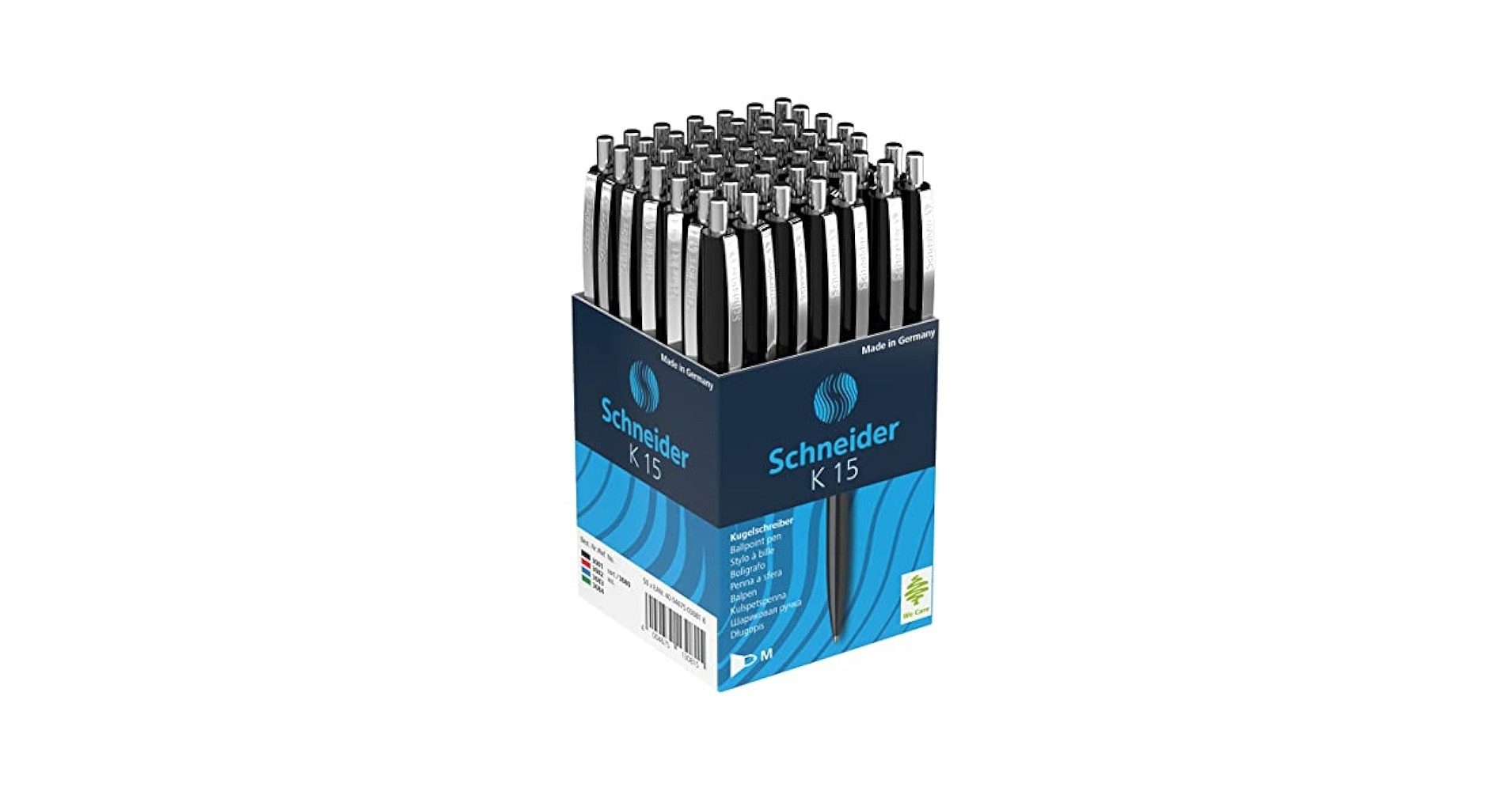 Schneider Kugelschreiber Schneider K15, (Multipack, 50-tlg)
