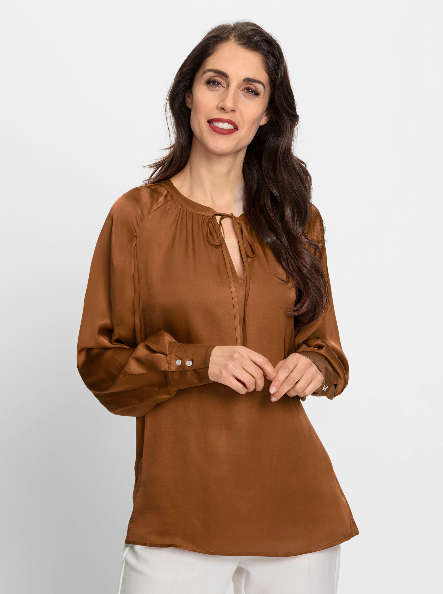 Klassische Bluse Bluse