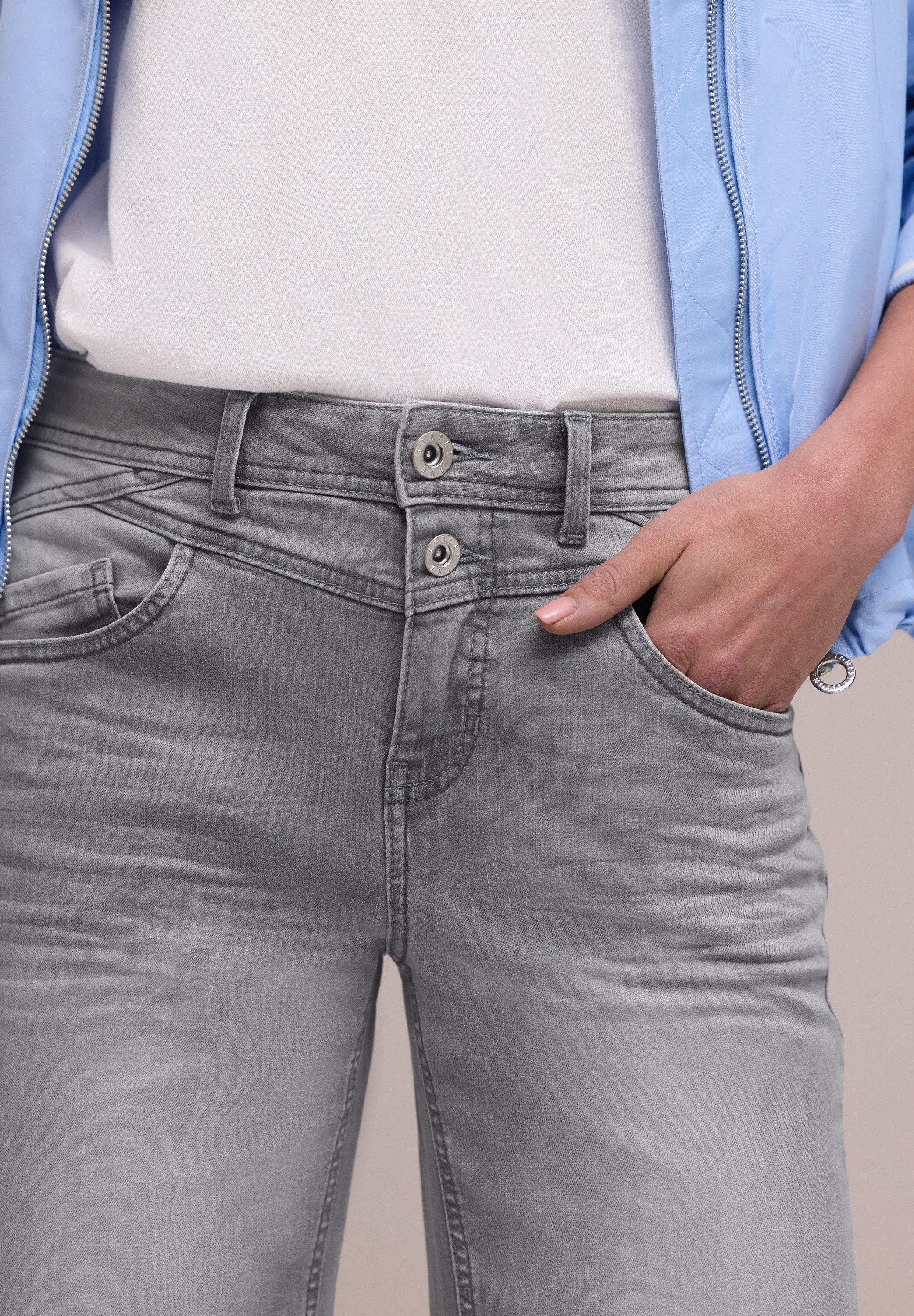 STREET ONE High-waist-Jeans Style Emee im Five-Pocket Style