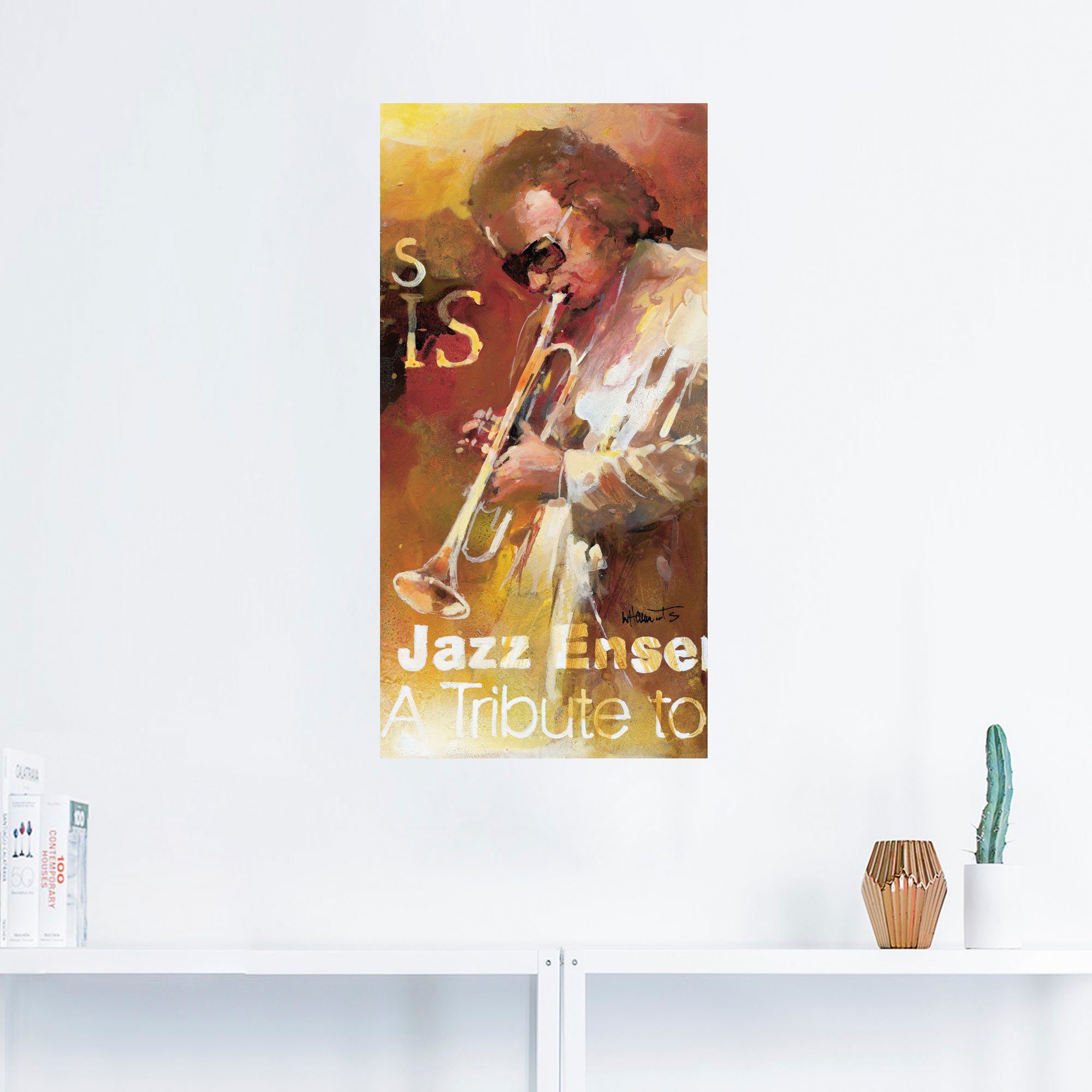 versch. oder Musiker Größen Artland Ensemble, als in Wandaufkleber Poster Wandbild St), (1 Jazz Leinwandbild,