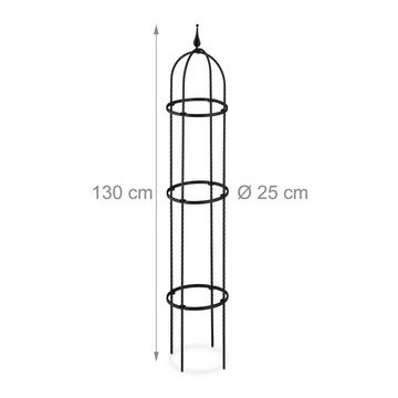 relaxdays Rankhilfe Rankhilfe 130 cm 2er Set