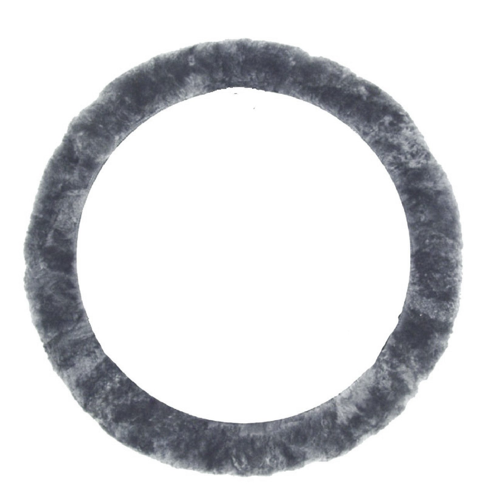 IWH Lenkradbezug Lammfell Lenkradbezug Lenkradkranz Fell Lenkradhülle 100% echtes Lamm