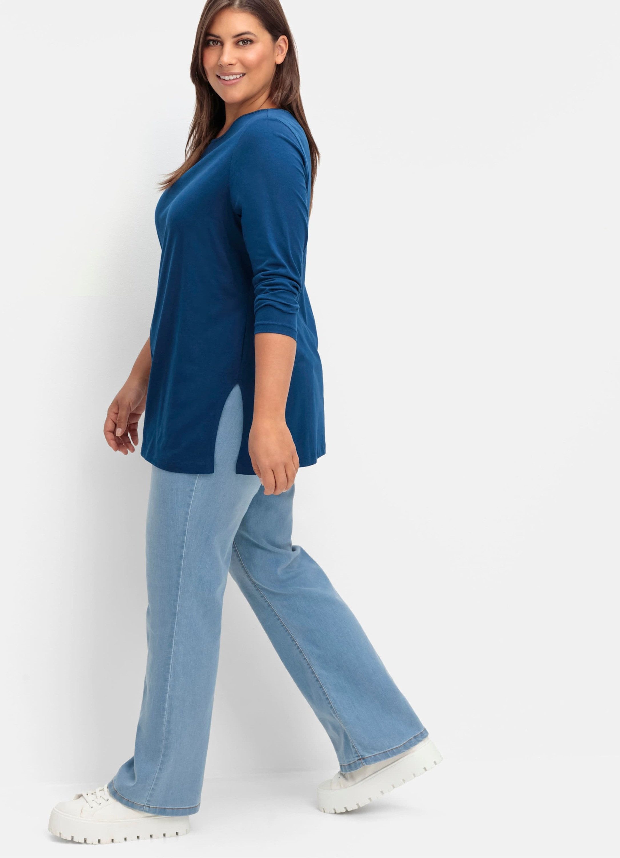 Sieh an! T-Shirt Longshirt Langarm