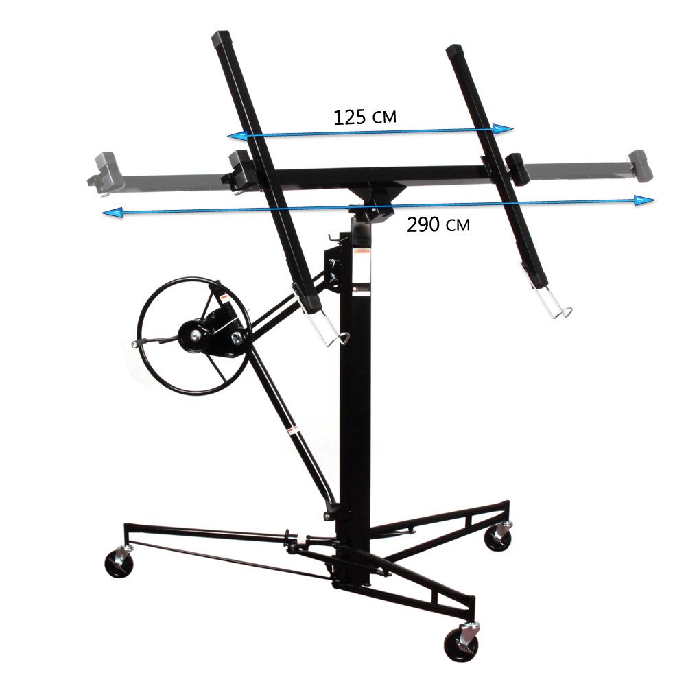 Springer Werkzeuge Plattenheber XXL Plattenheber bis max. 68 kg, Höhe 140-350 cm, max. Breite 2,90 m, max. 68 kg Traglast, -], 60° Neigung – Bild 4 von 5