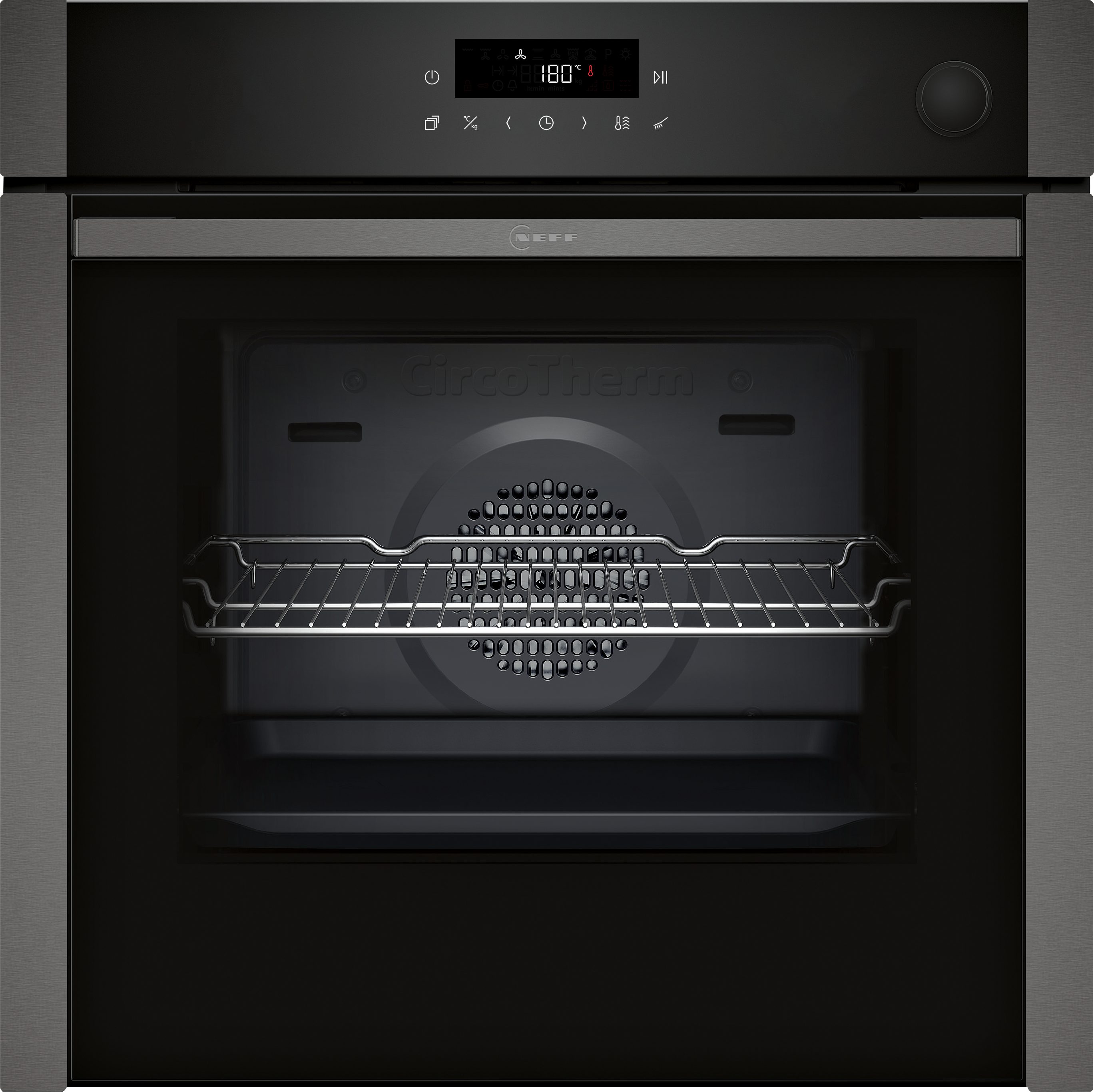 NEFF Pyrolyse Backofen B6AVJ7AG3, Pyrolyse-Selbstreinigung, AirFry-Funktion
