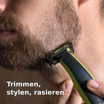 Philips Rasierklingen OneBlade Ersatzklingen für Trimmer/Rasierer 3-Klingen, 1-tlg., Wet&Dry