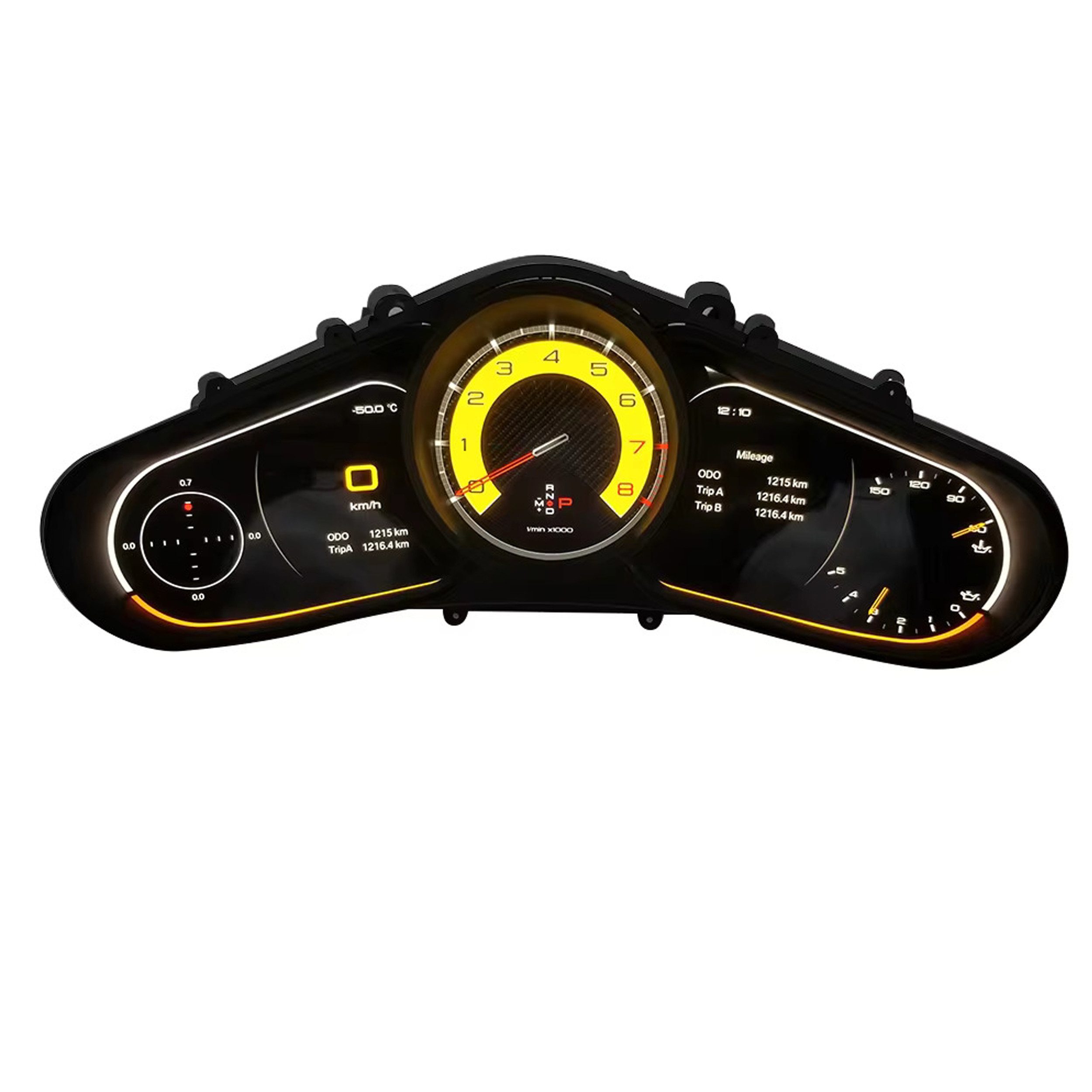 Tachometer Für Porsche Cayenne 92A 2010 - 2015 Digital Tacho Kombiinstrument LED