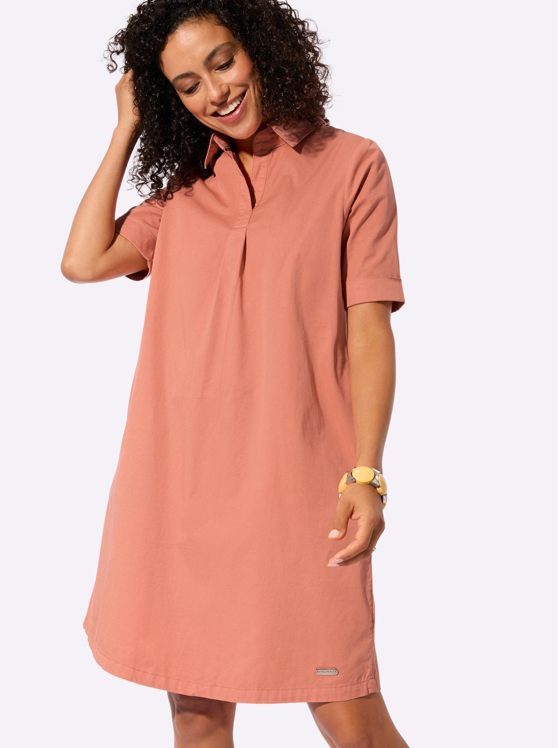 Witt Etuikleid Jeans-Kleid Kurzarm