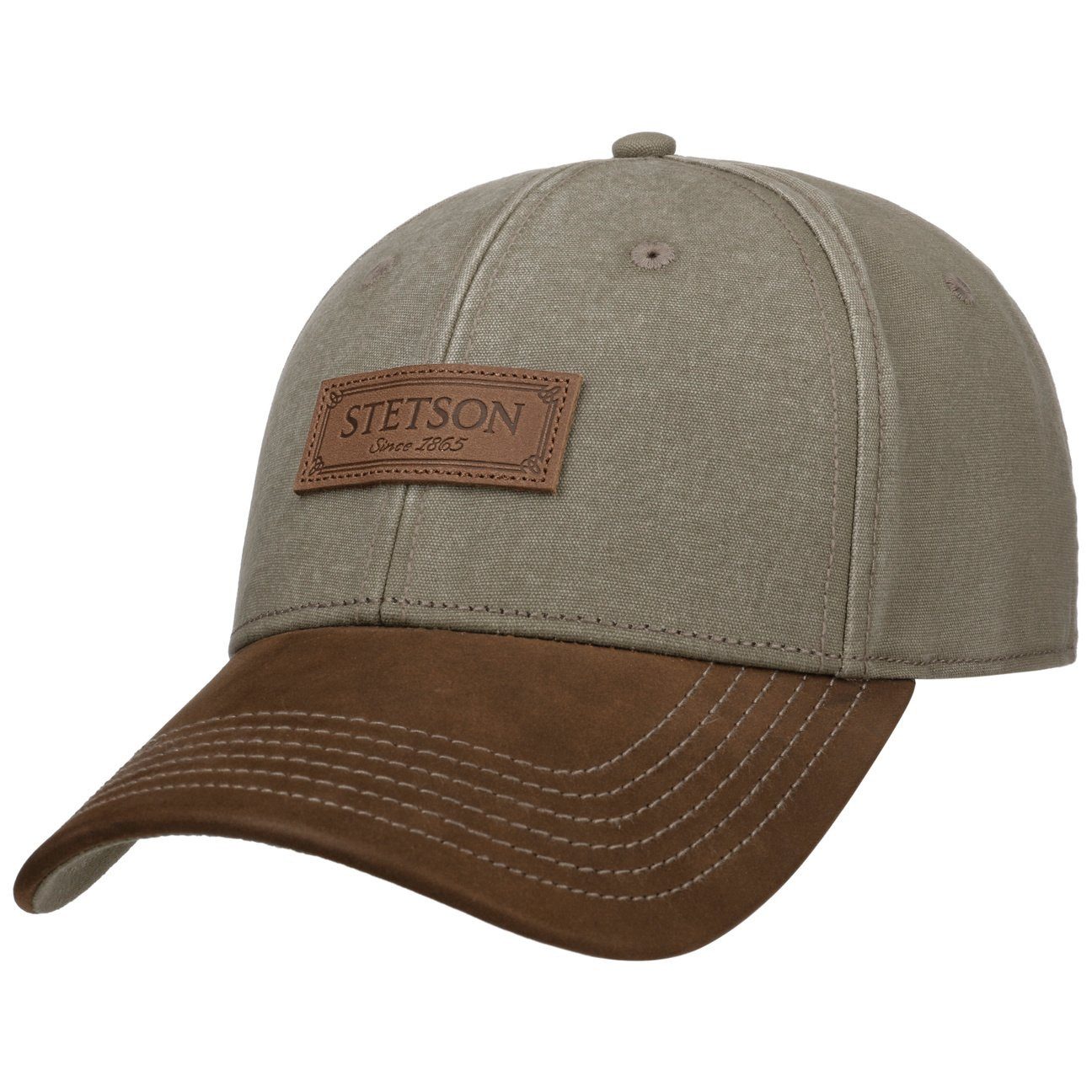 Stetson Baseball Cap Baumwollcap Metallschnalle (1-St)