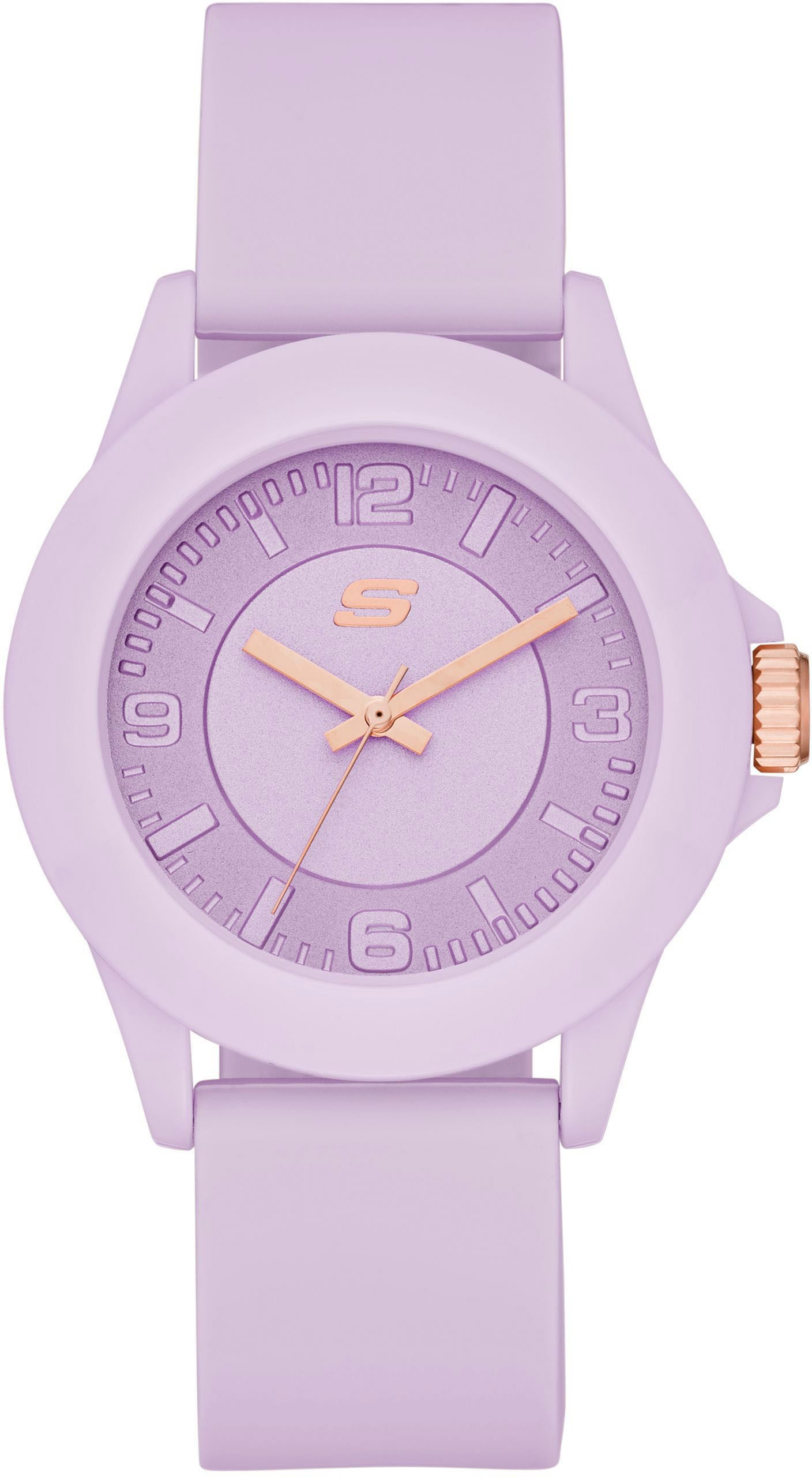 Skechers Quarzuhr ROSENCRANS SR6286, Armbanduhr, Damenuhr, Silikonarmband, günstig online kaufen