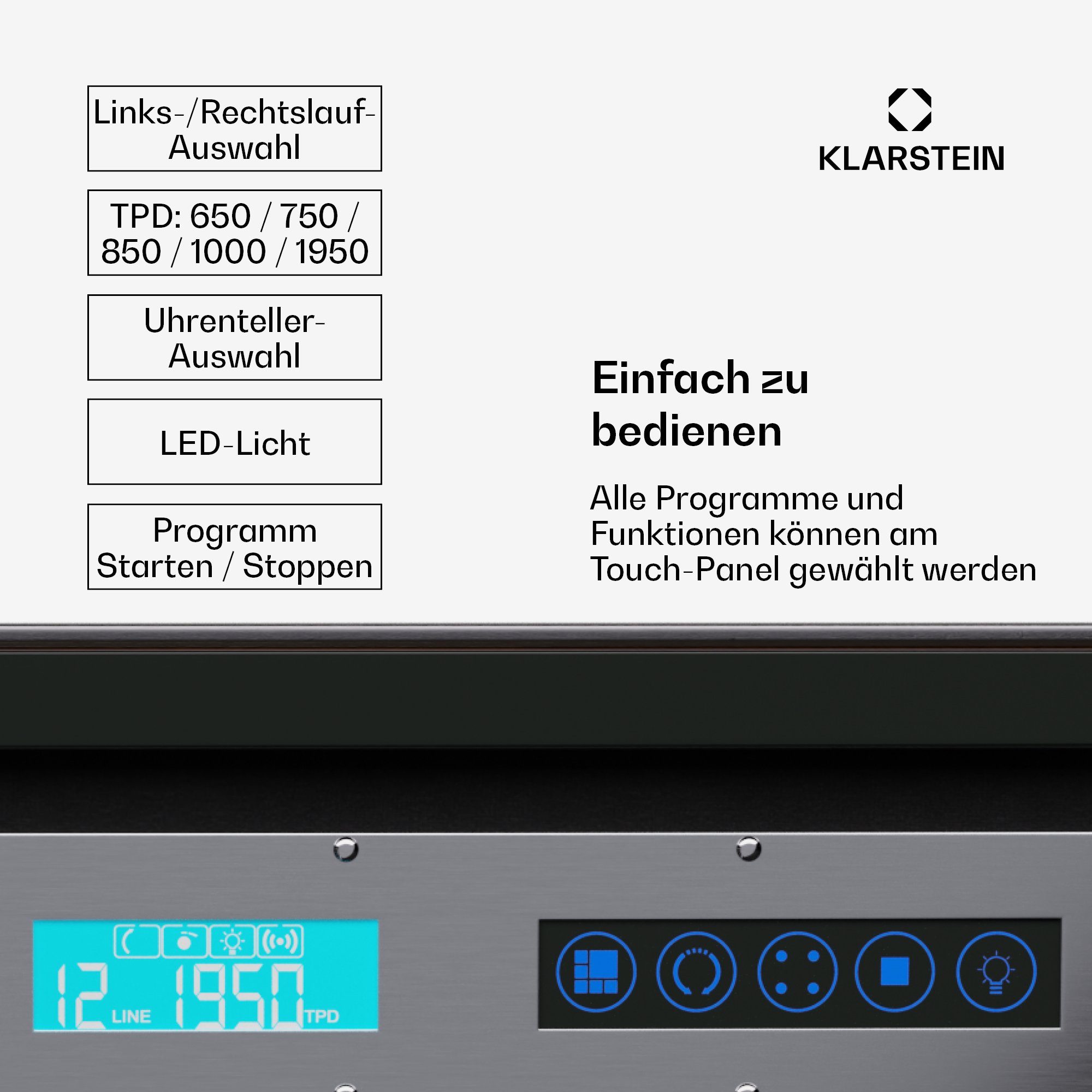 Klarstein Uhrenbeweger Valmont 6+4 Uhrenbeweger, Uhrenboxen Uhrenkasten Uhrenbeweger 10 Uhren
