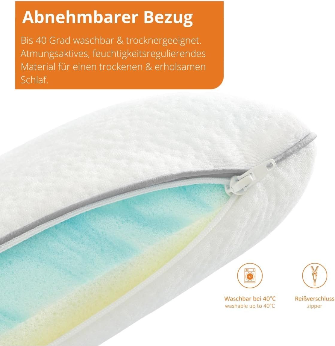 sleepling Nackenstützkissen Memory Foam, Füllung: 1 Seite Visco- andere Sei günstig online kaufen