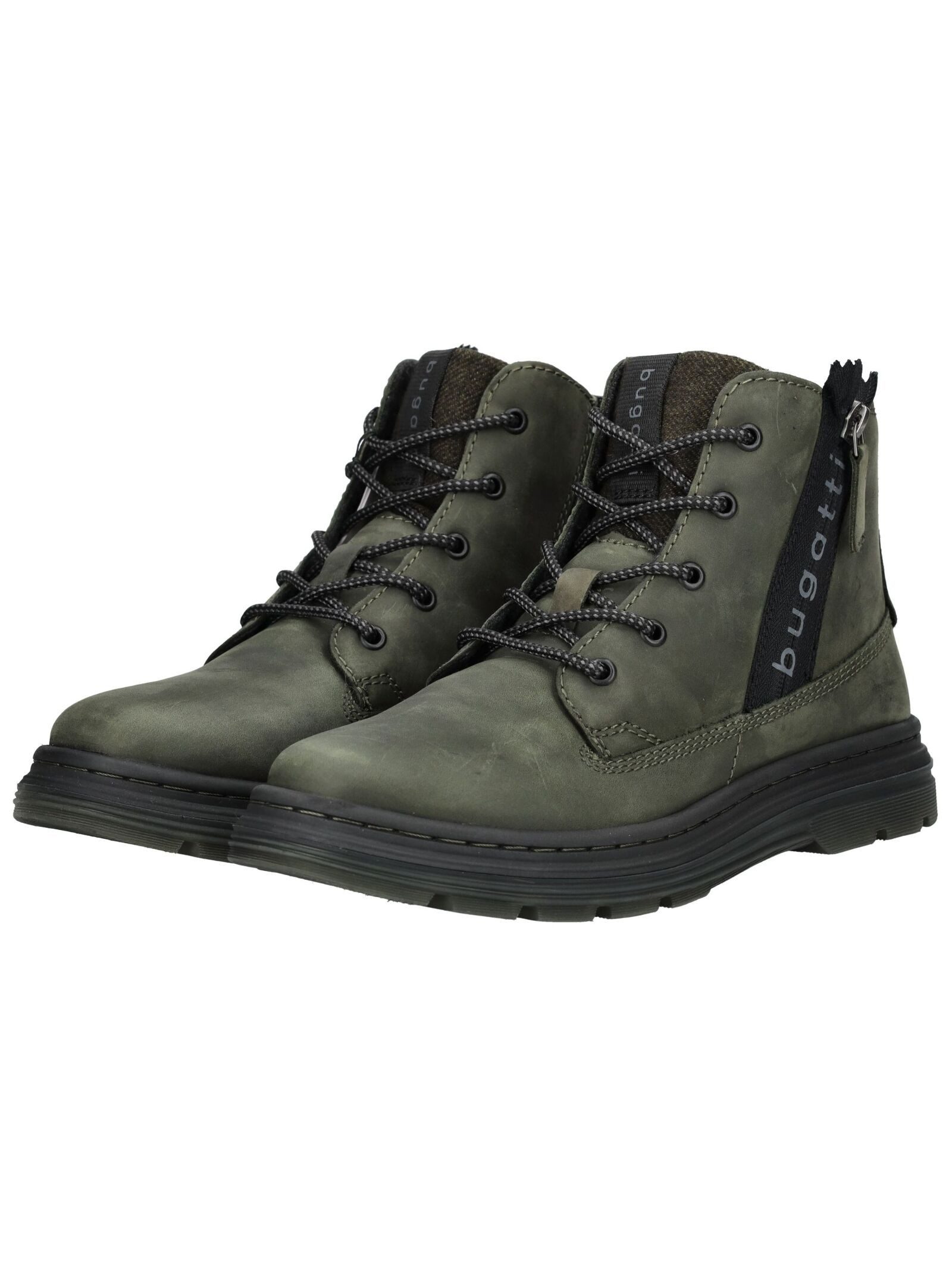 bugatti bugatti Stiefelette Leder Schnürstiefelette