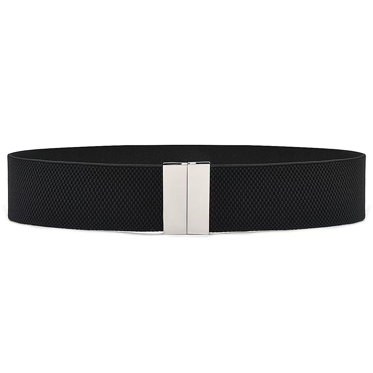 Bwecuy Taillengürtel Breite Elastische Taillengürtel für Frauen Retro Stretchgürtel Taillenbund, dekorativer Gürtel für Kleider, Hemden, Hosen