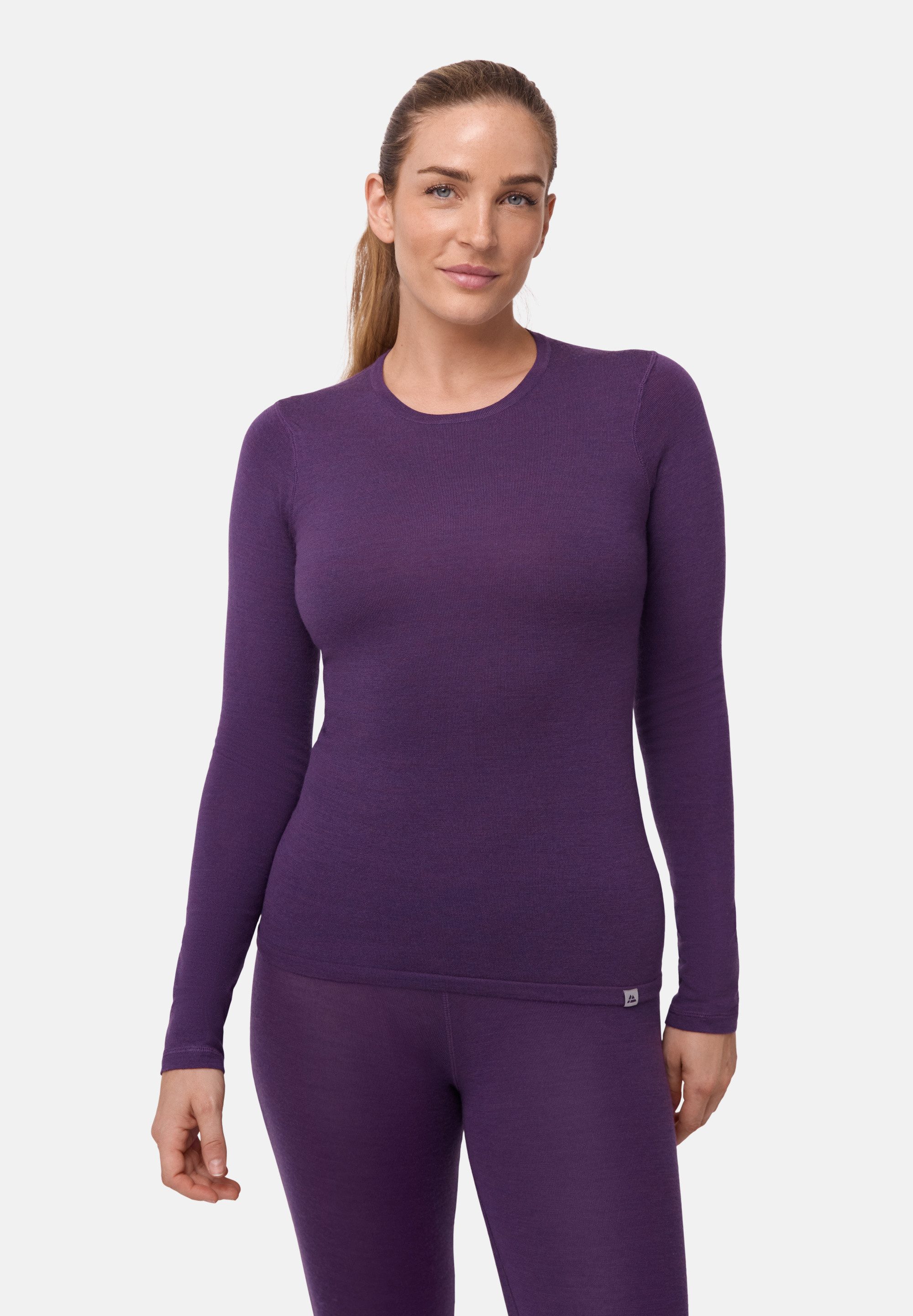 DANISH ENDURANCE Funktionsshirt Merino Langarm Shirt, weich & temperaturregulierend, Funktionsunterwäsche